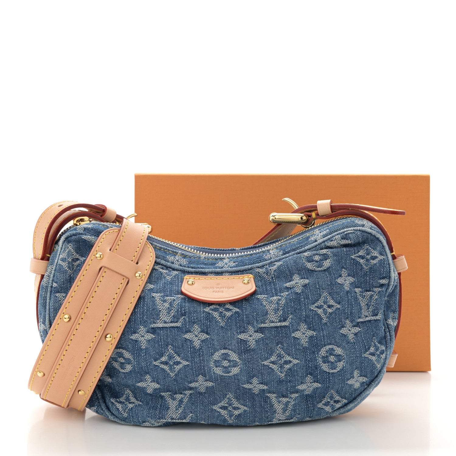 Louis Vuitton Monogram Denim Croissant MM Blue 10 of 10