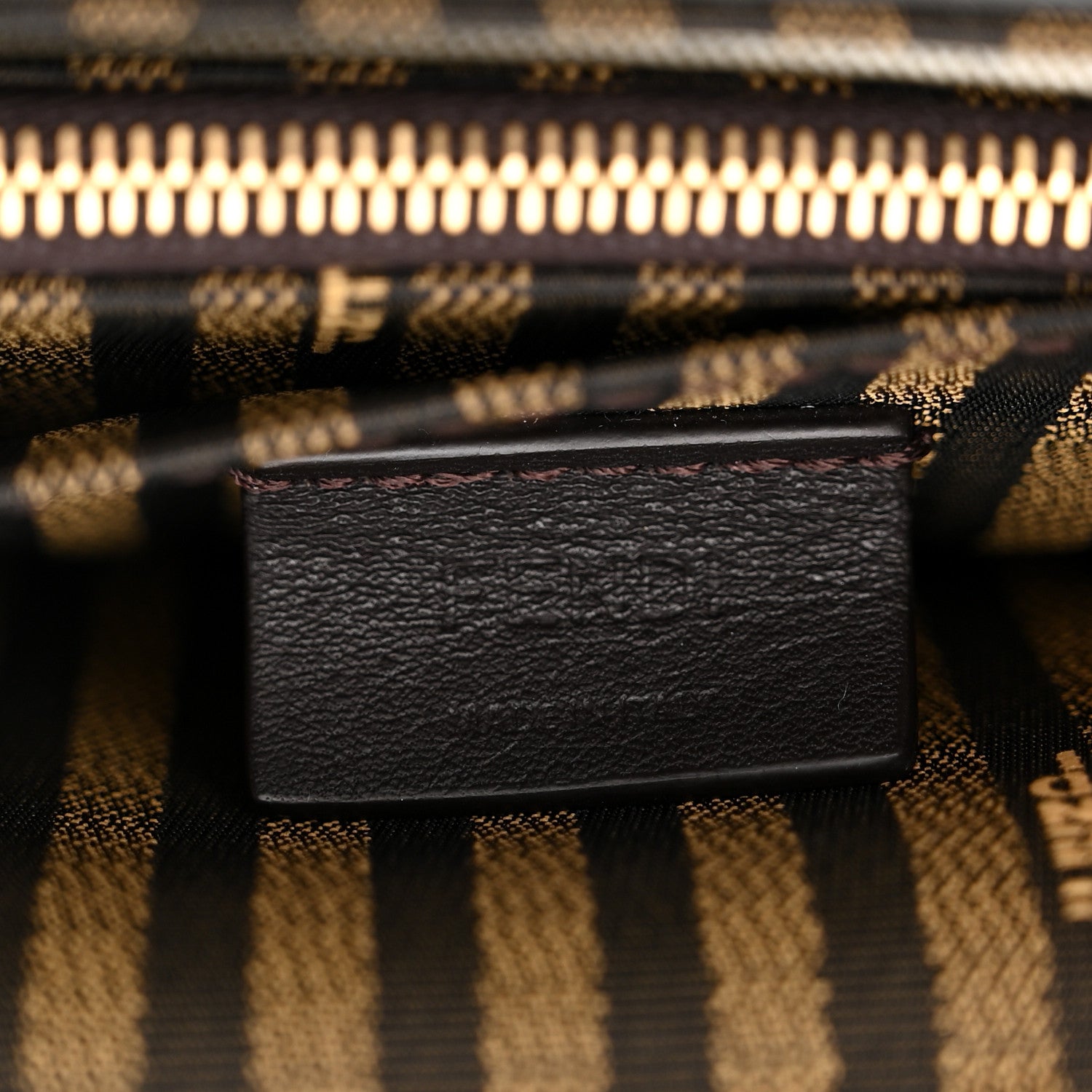 Fendi Vitello Palmellato Wallet on Chain with Pouches Black 7 of 10