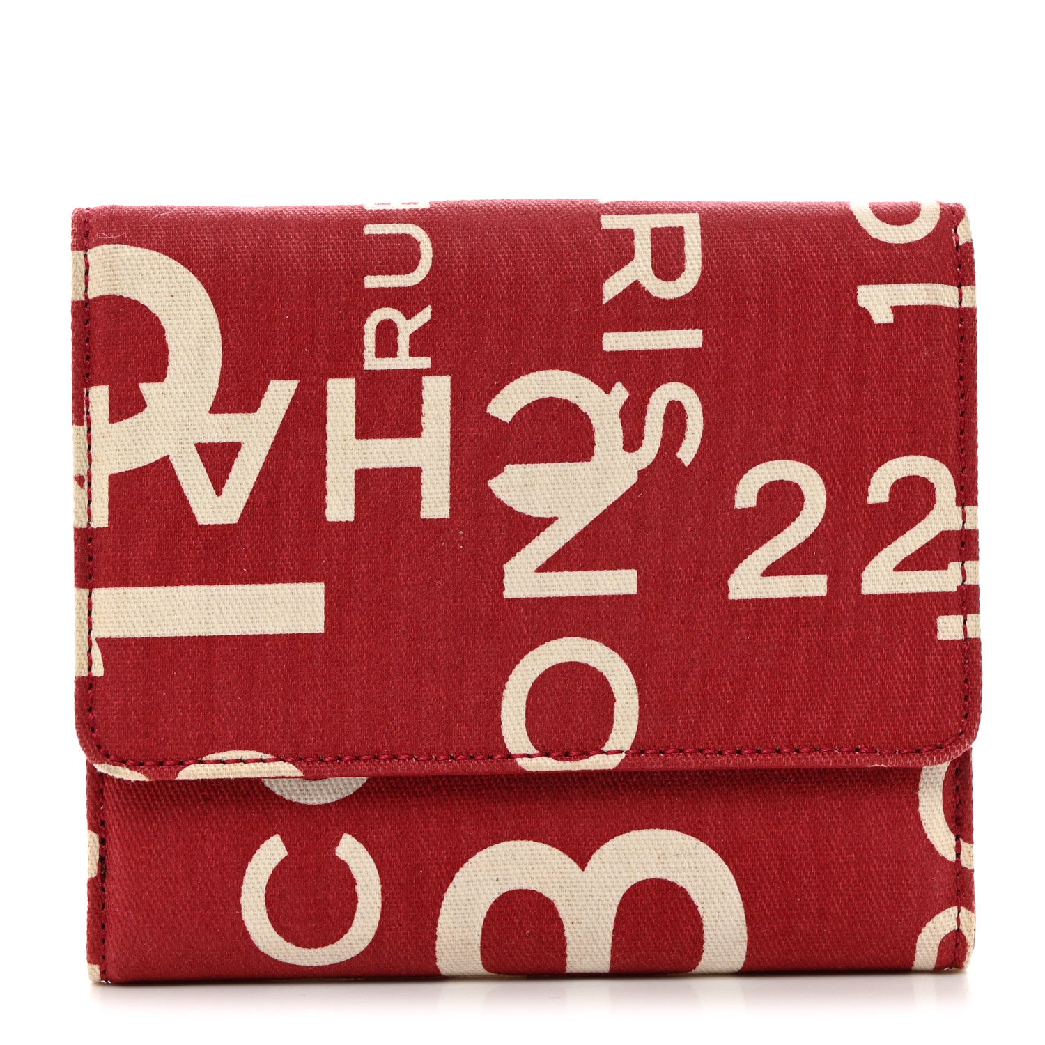 Chanel Canvas 31 Rue Cambon By The Sea Wallet Red 1 of 13