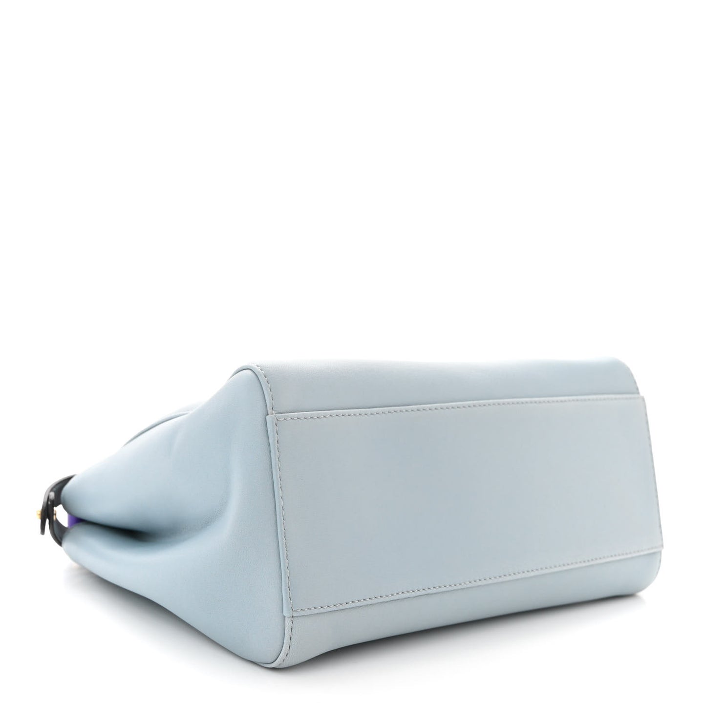 Nappa Colorblock Mini Peekaboo Iconic Satchel Polvere Purple Rain Ruby