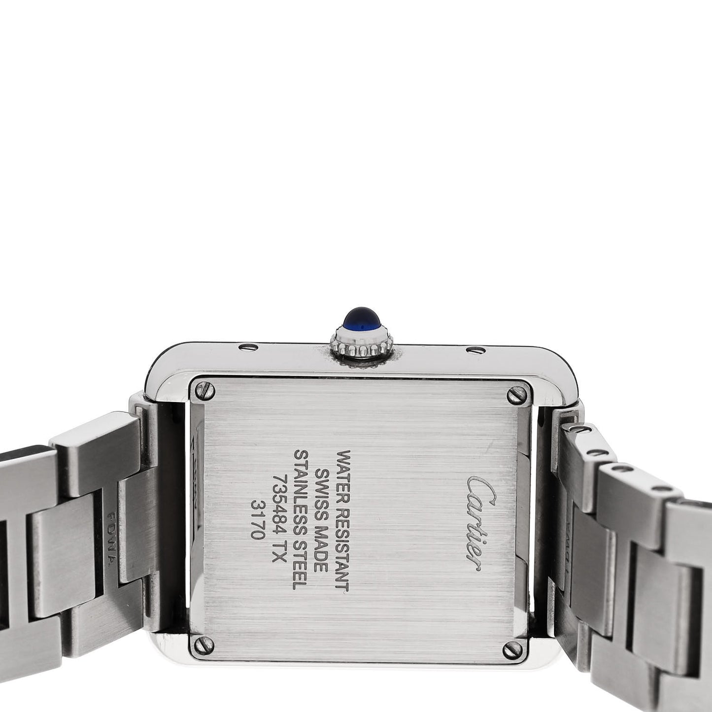 Stainless Steel 24mm Tank Solo Quartz Watch