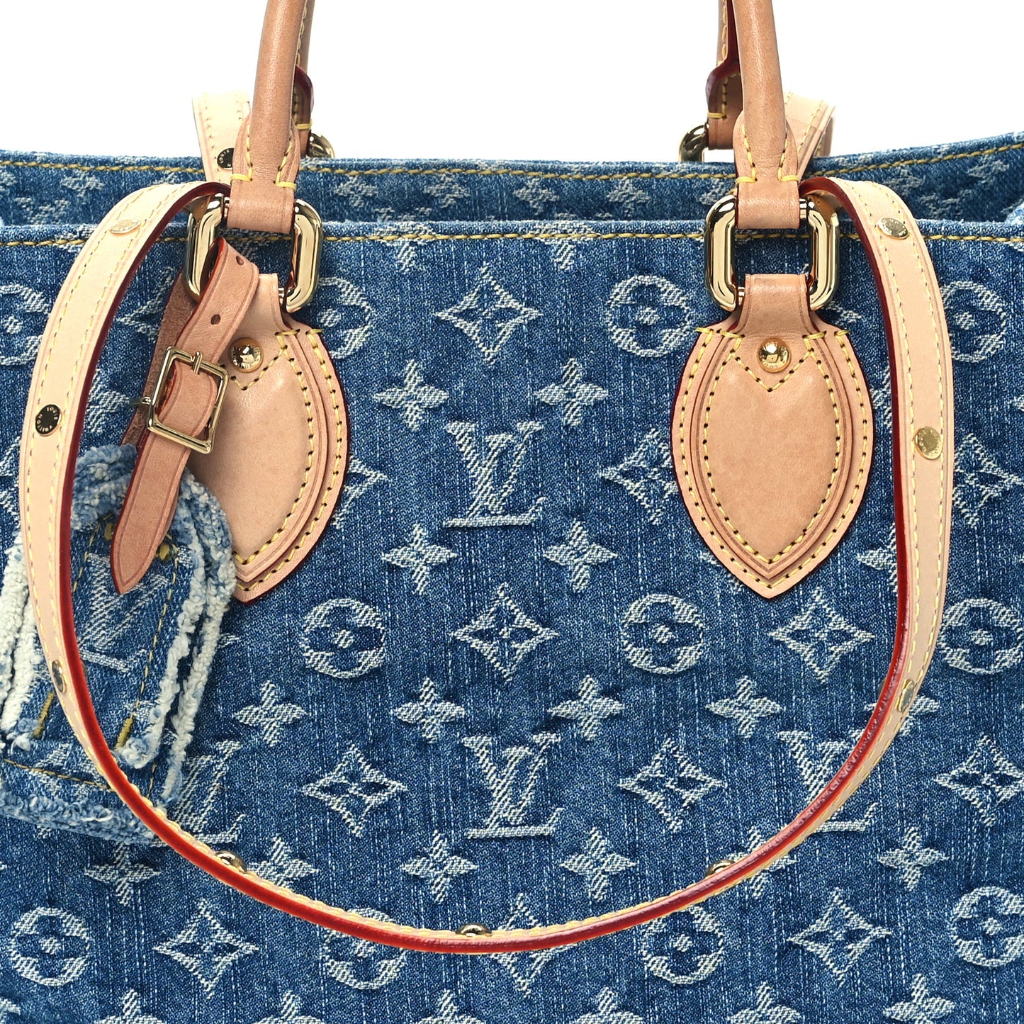 Monogram Denim Onthego MM Blue