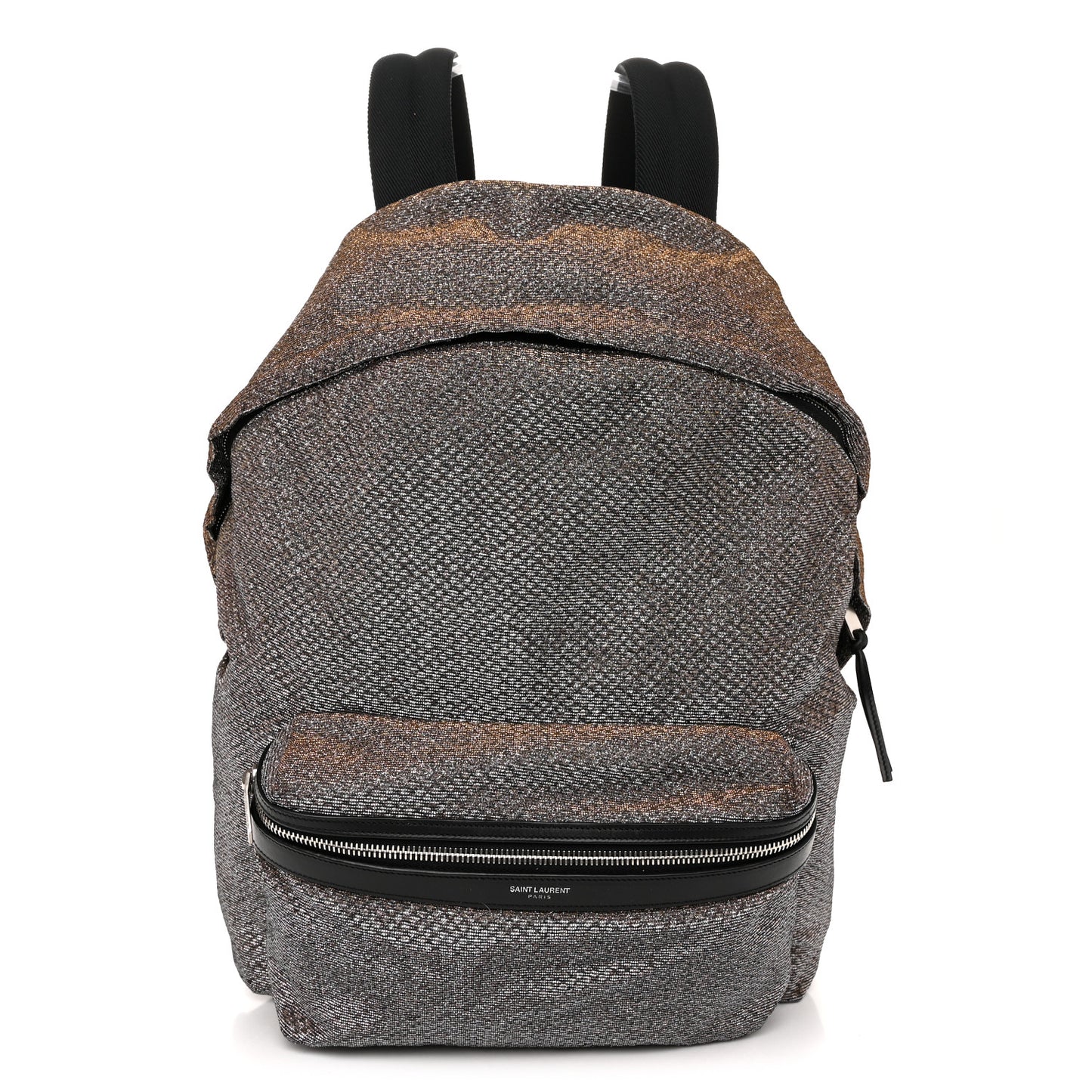 Glitter Canvas City Backpack Bronze