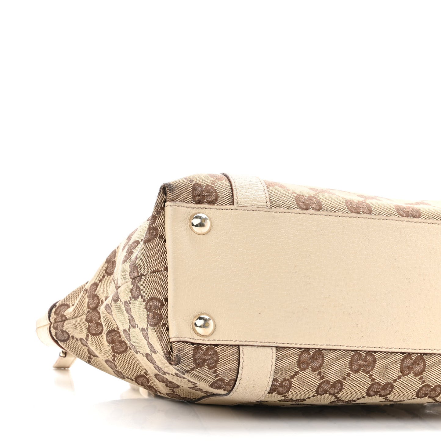 Monogram Small Abbey Tote Off White