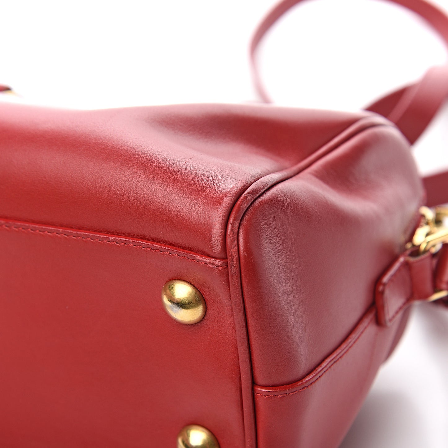 Calfskin Classic Baby Duffle Red