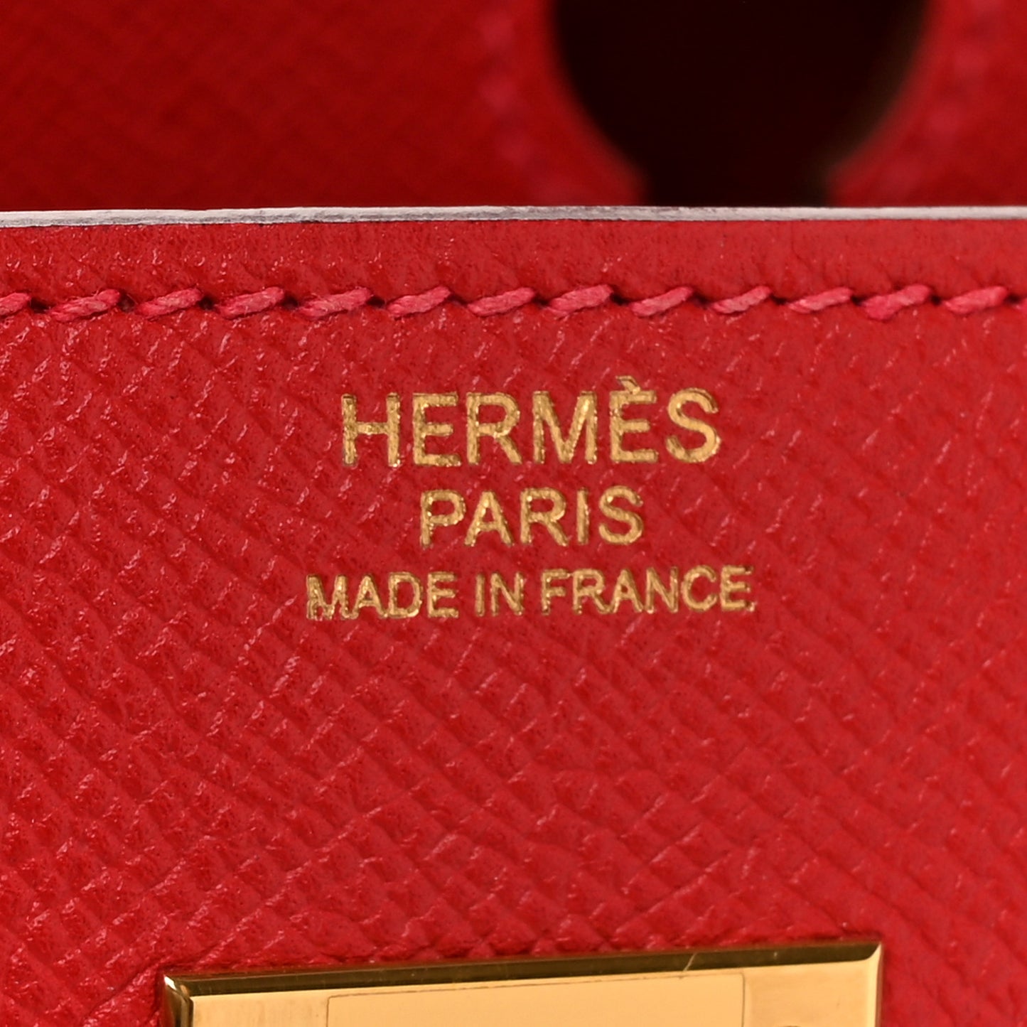 Epsom Birkin 30 Rouge Casaque