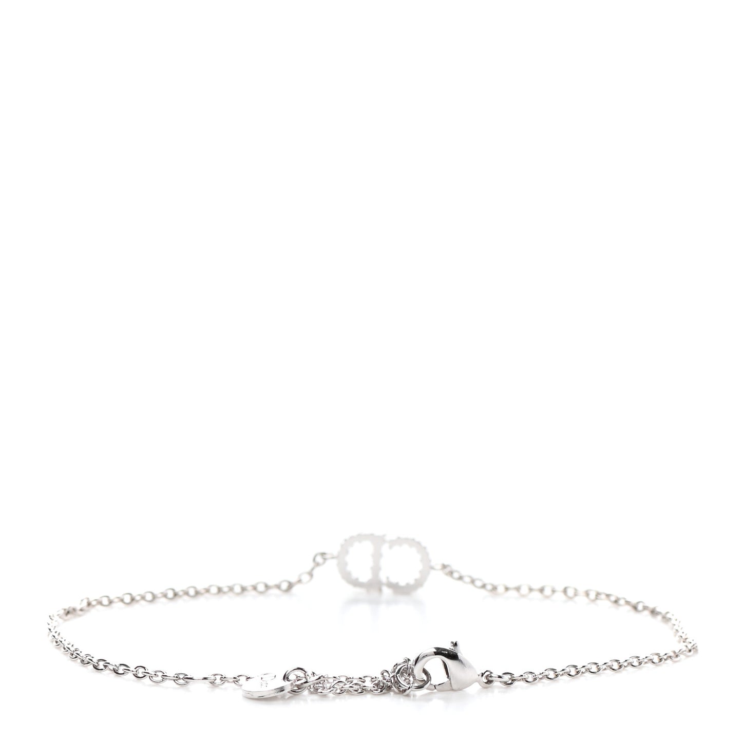 Crystal CD Bracelet Silver