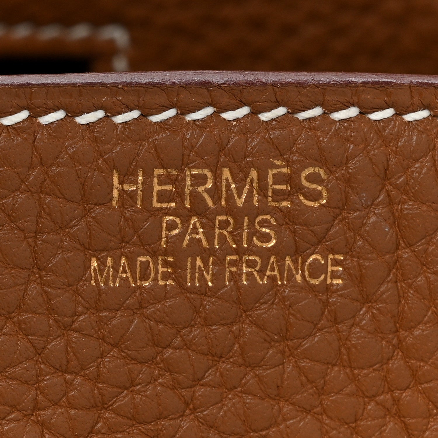 Hermes Taurillon Clemence Birkin 35 Gold 6 of 25