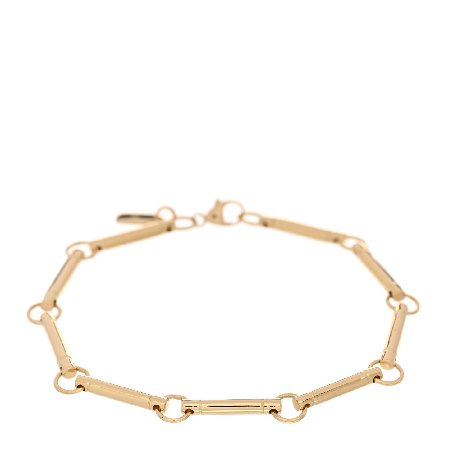 18K Yellow Gold Element Chain Bracelet