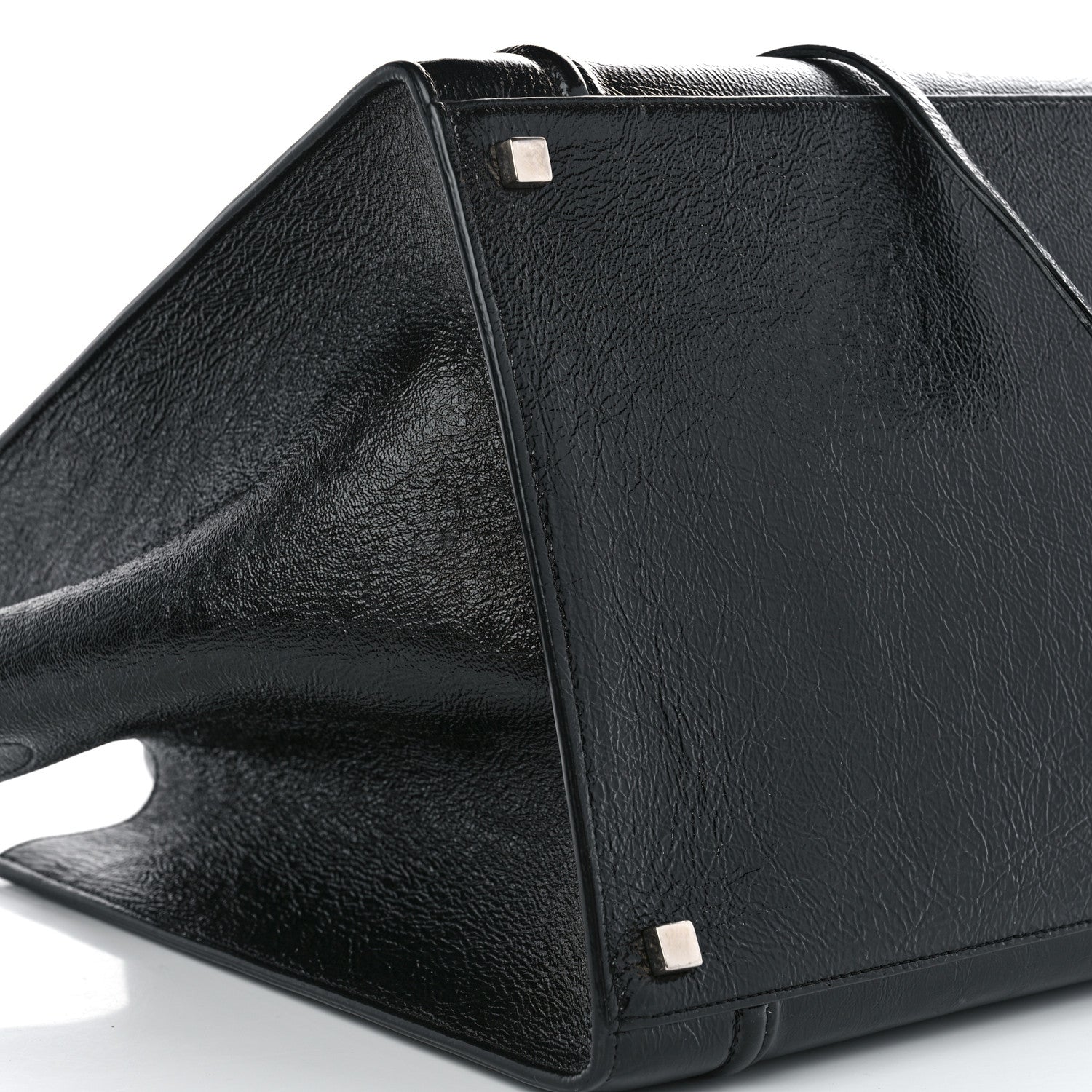 Celine Shiny Goatskin Medium Phantom Luggage Black 9 of 16