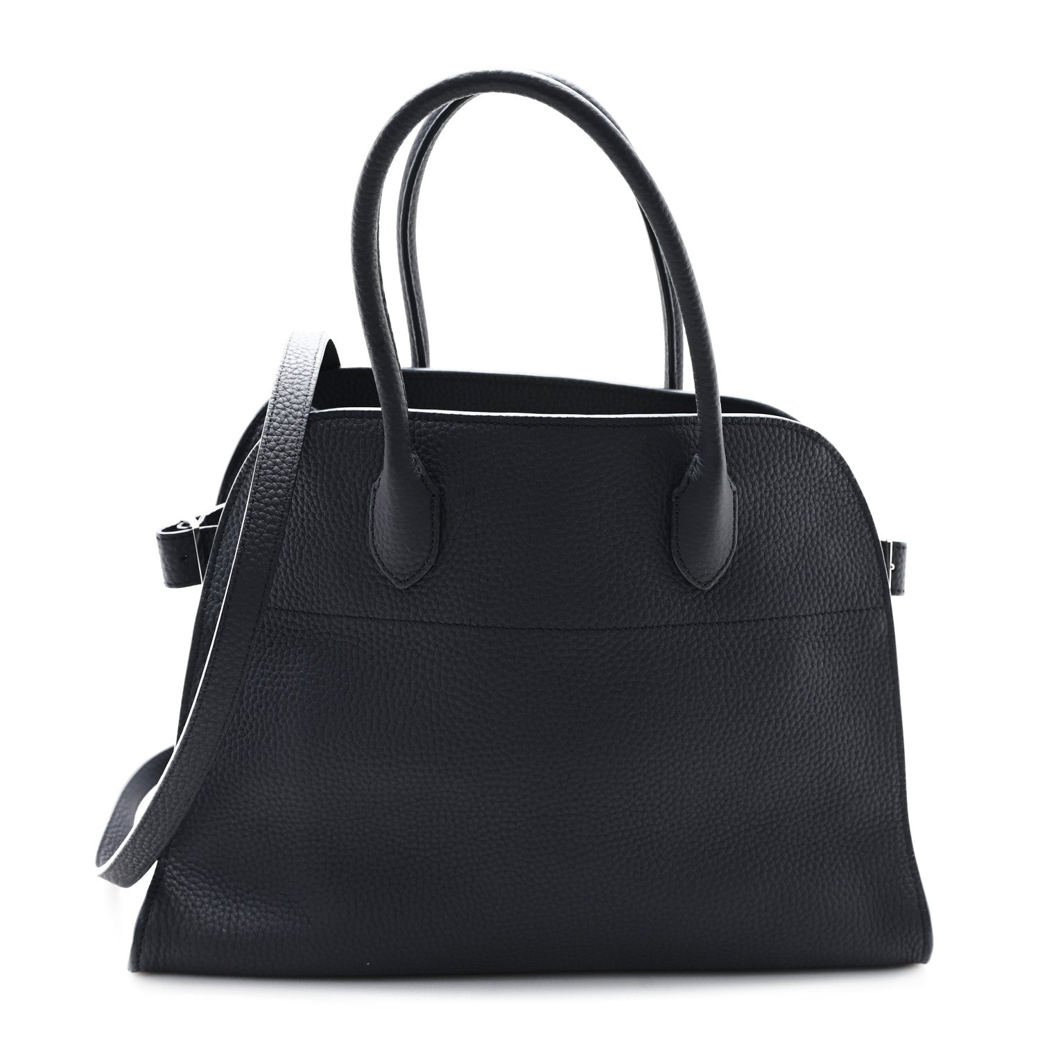 The Row Matte Grained Calfskin Soft Margaux 12 Marine 1740682 