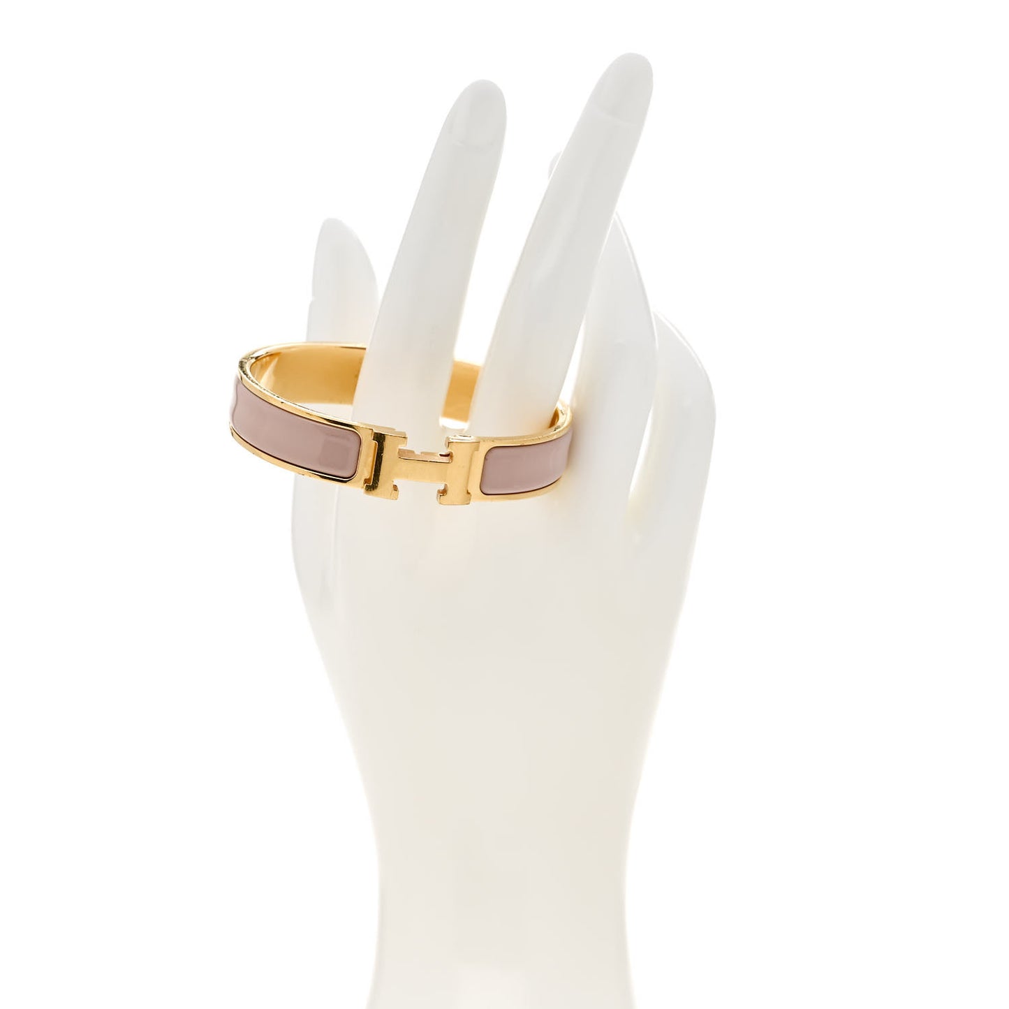 Enamel Narrow Clic Clac H Bracelet PM Rose Sakura