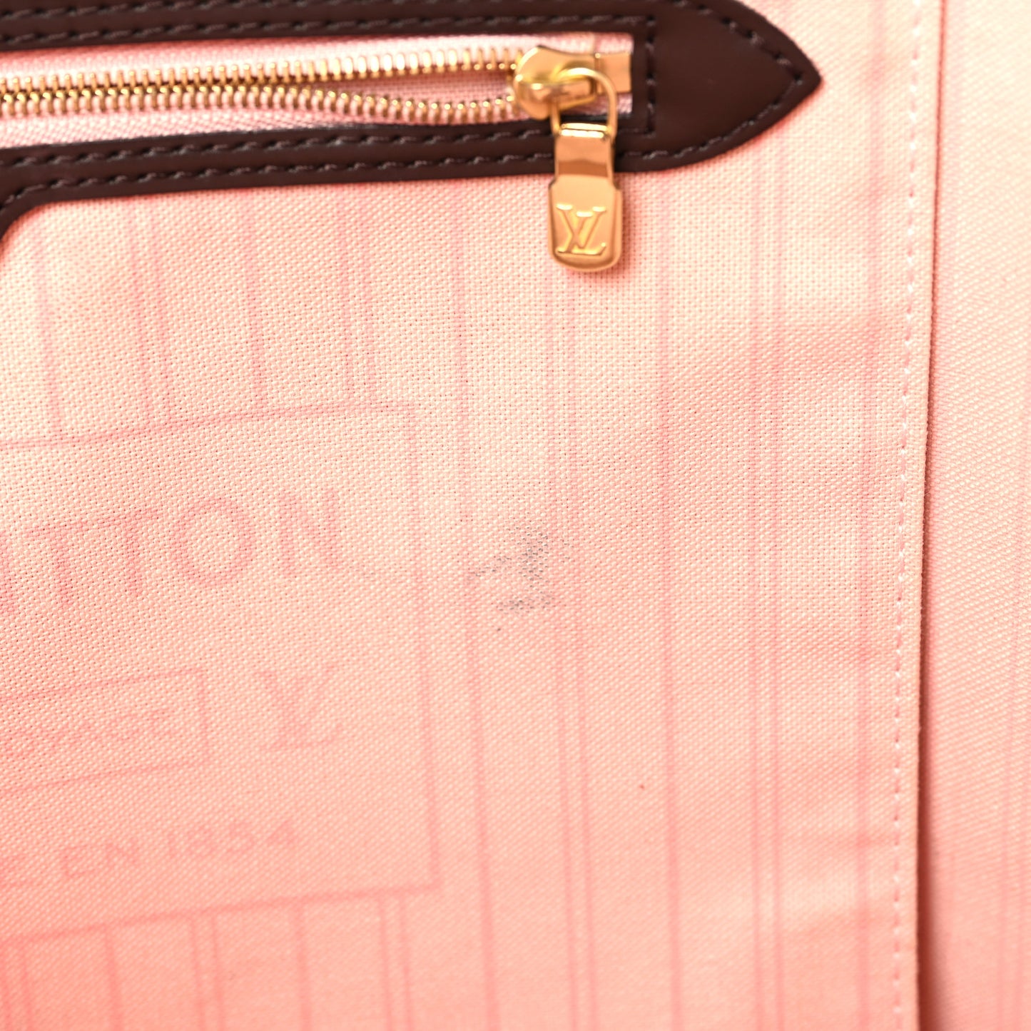 Damier Ebene Neo Neverfull MM Rose Ballerine