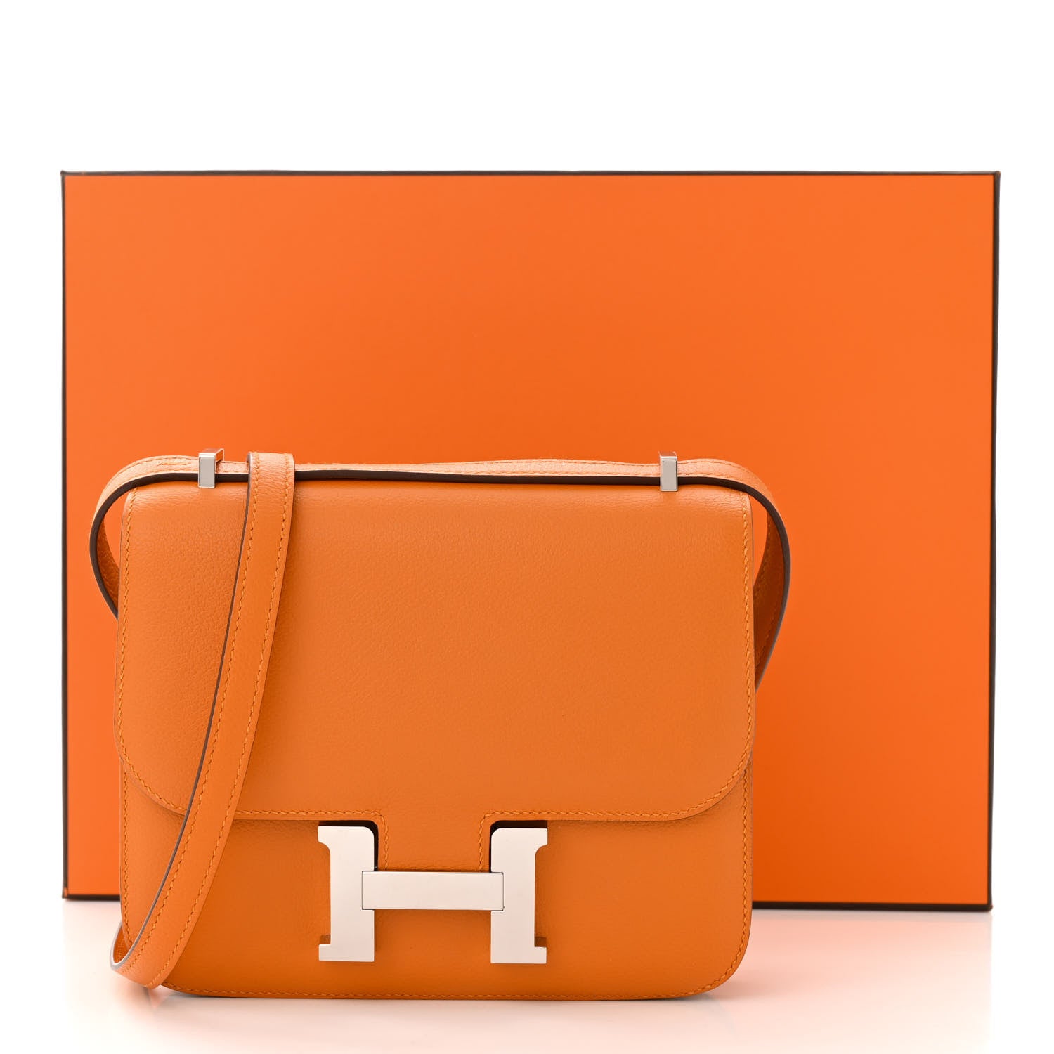 Hermes Evercolor Verso Constance 18 Abricot Terre Battue 11 of 11