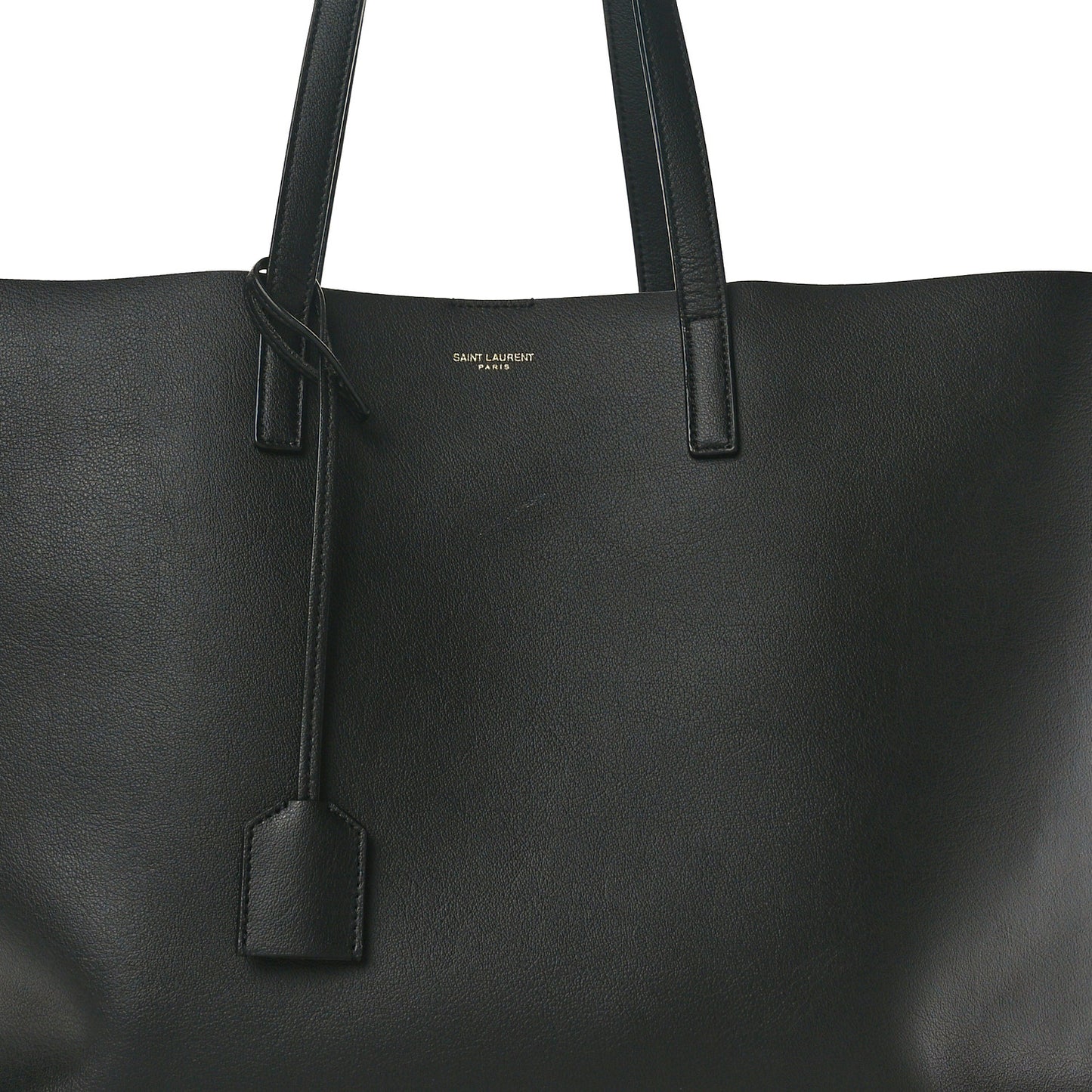 Calfskin Large Shopping Tote Black