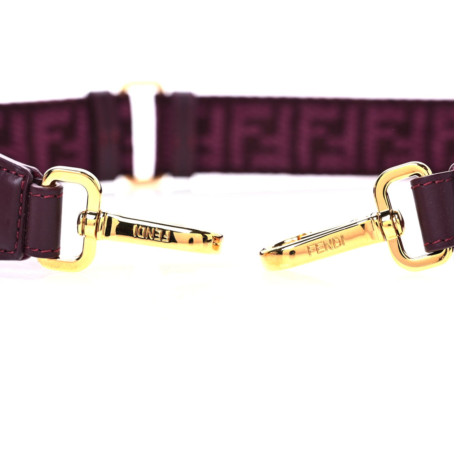Chenille Vitello King FF Adjustable Strap You Burgundy