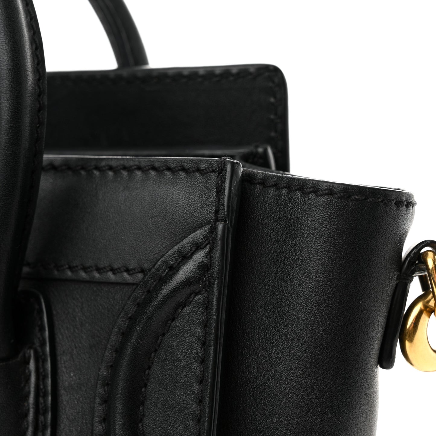 Smooth Calfskin Nano Luggage Black