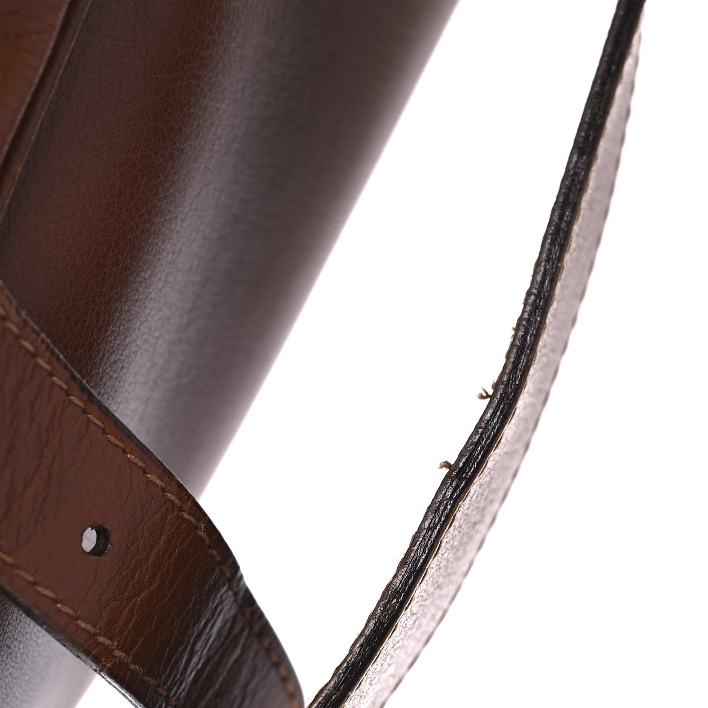 Calfskin Bamboo Backpack Brown