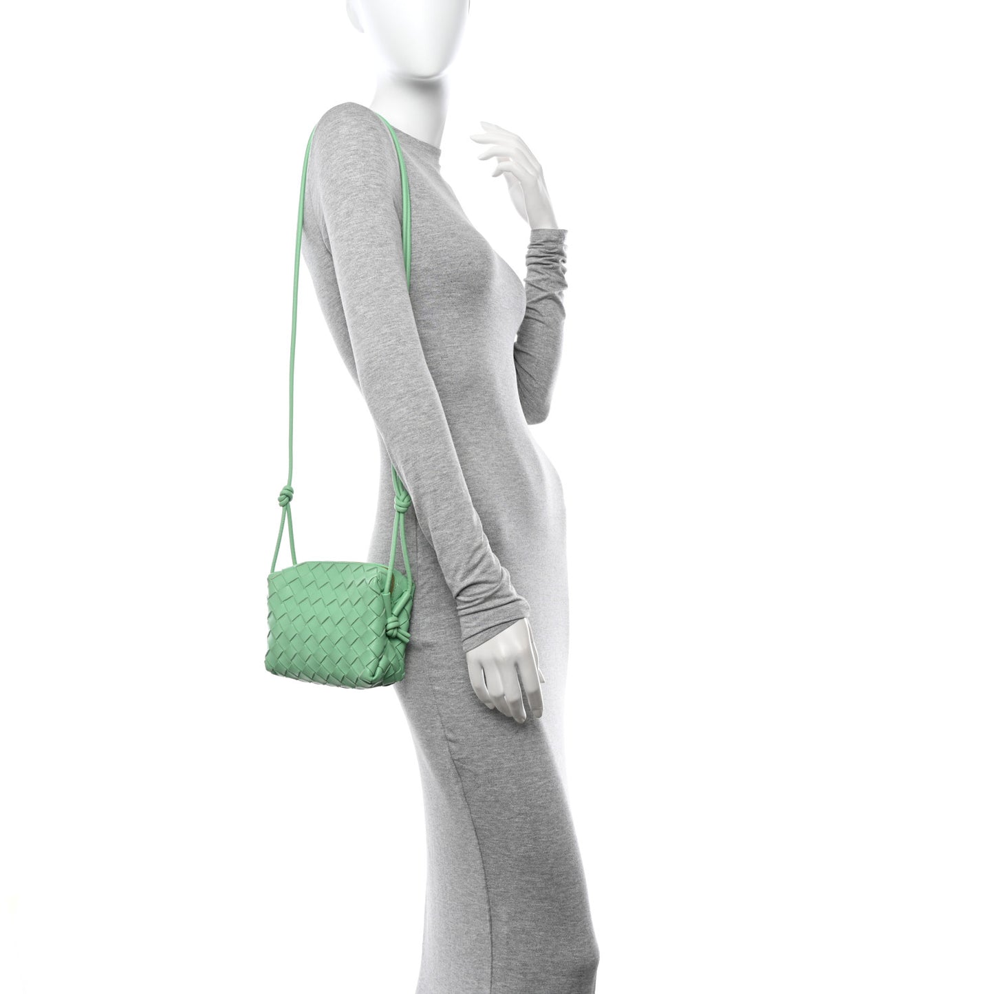 Nappa Intrecciato Mini Loop Camera Bag Siren