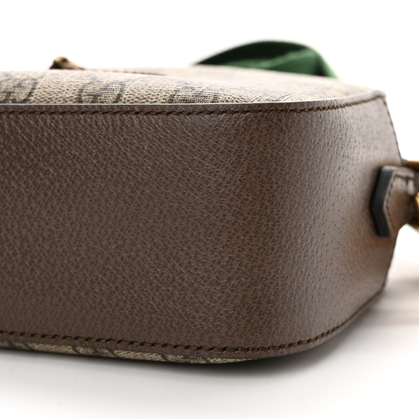 GG Supreme Monogram Web Neo Vintage Shoulder Bag Beige New Acero Crop