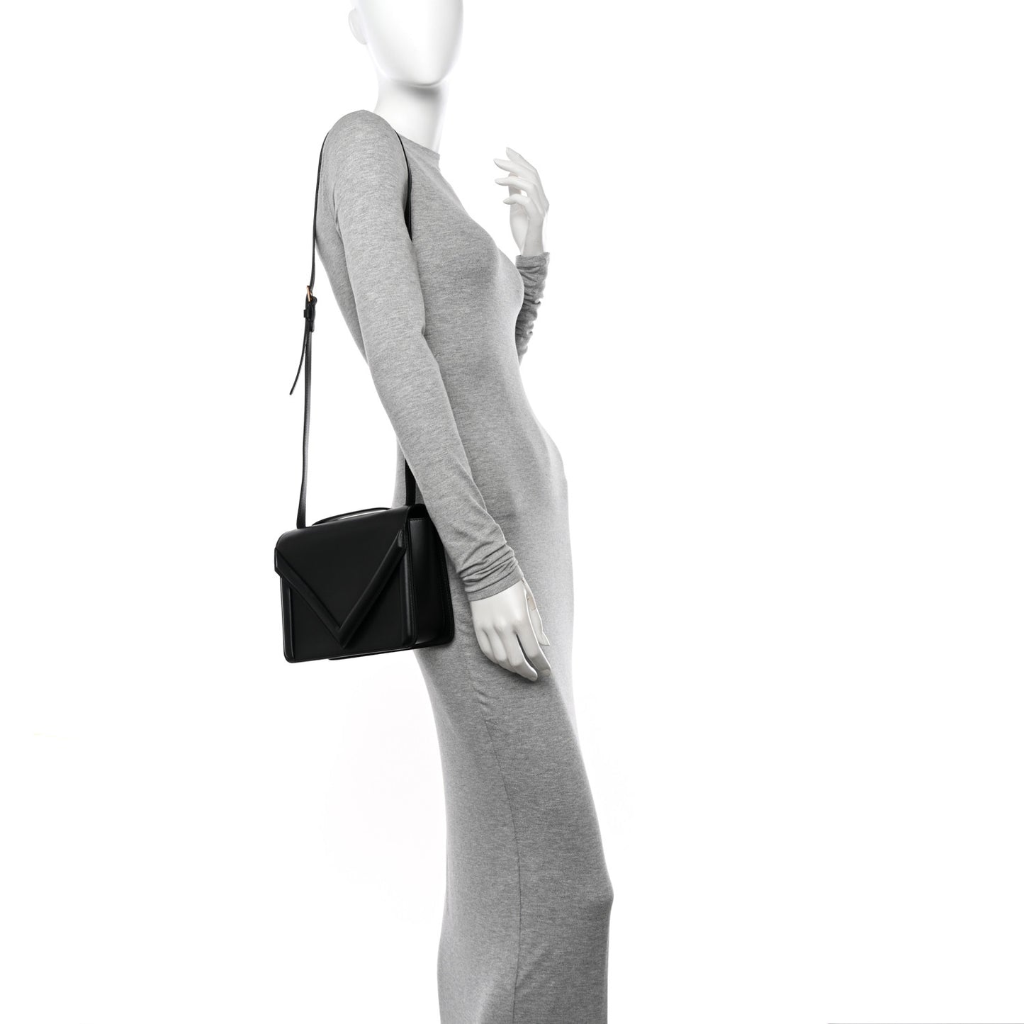 Smooth Calfskin M Frame Box Bag Black