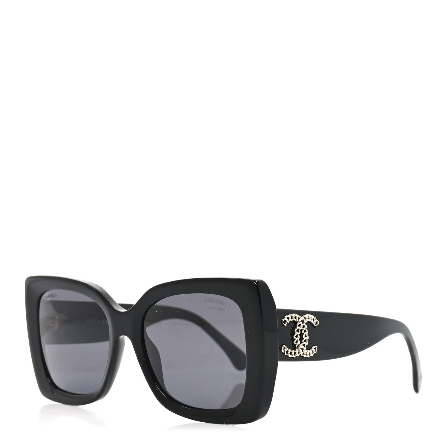 Chanel Acetate CC Square Sunglasses 5555 Black 1800469 – FASHIONPHILE