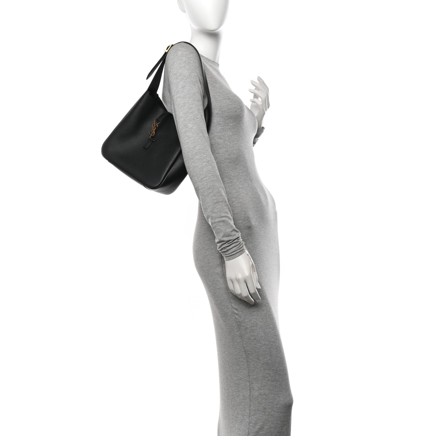 Smooth Calfskin Small Le 5 A 7 Soft Hobo Black