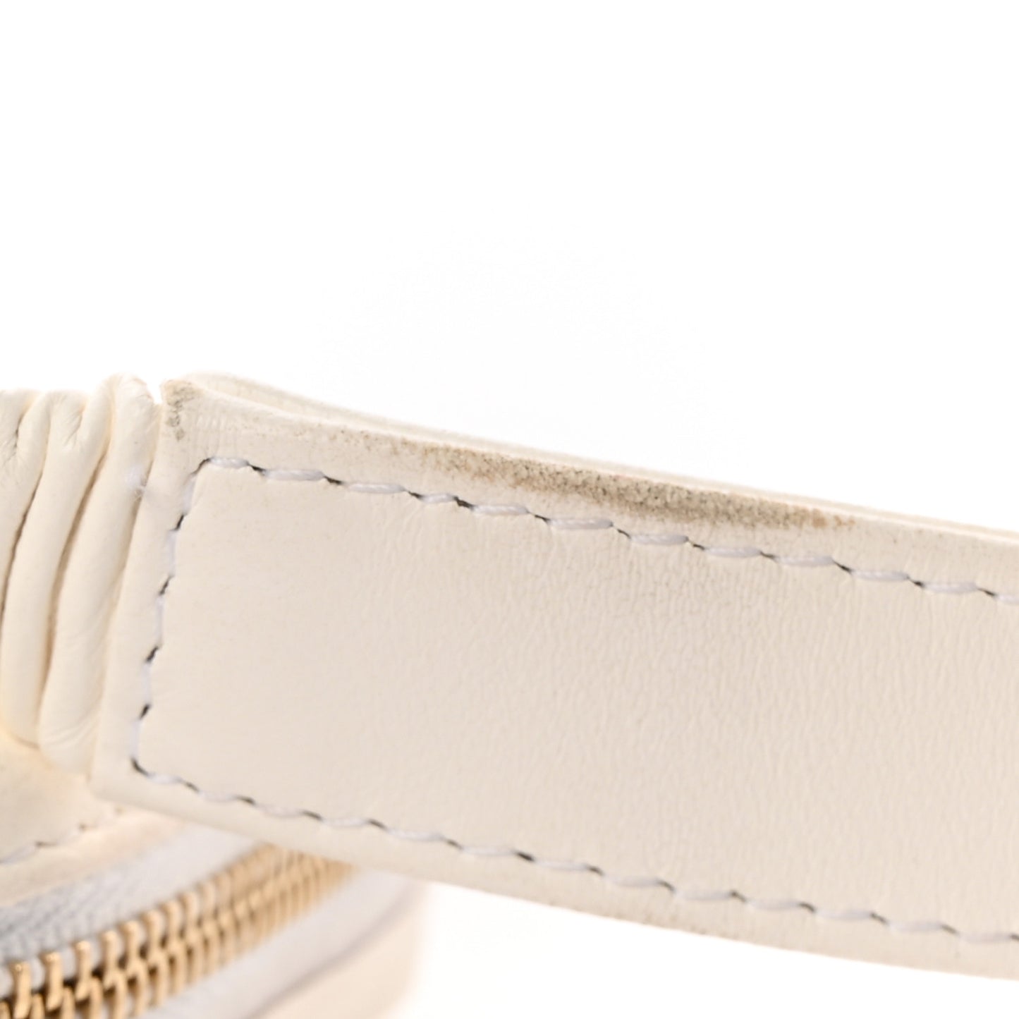Lambskin Quilted Diamond Arm Coin Purse White