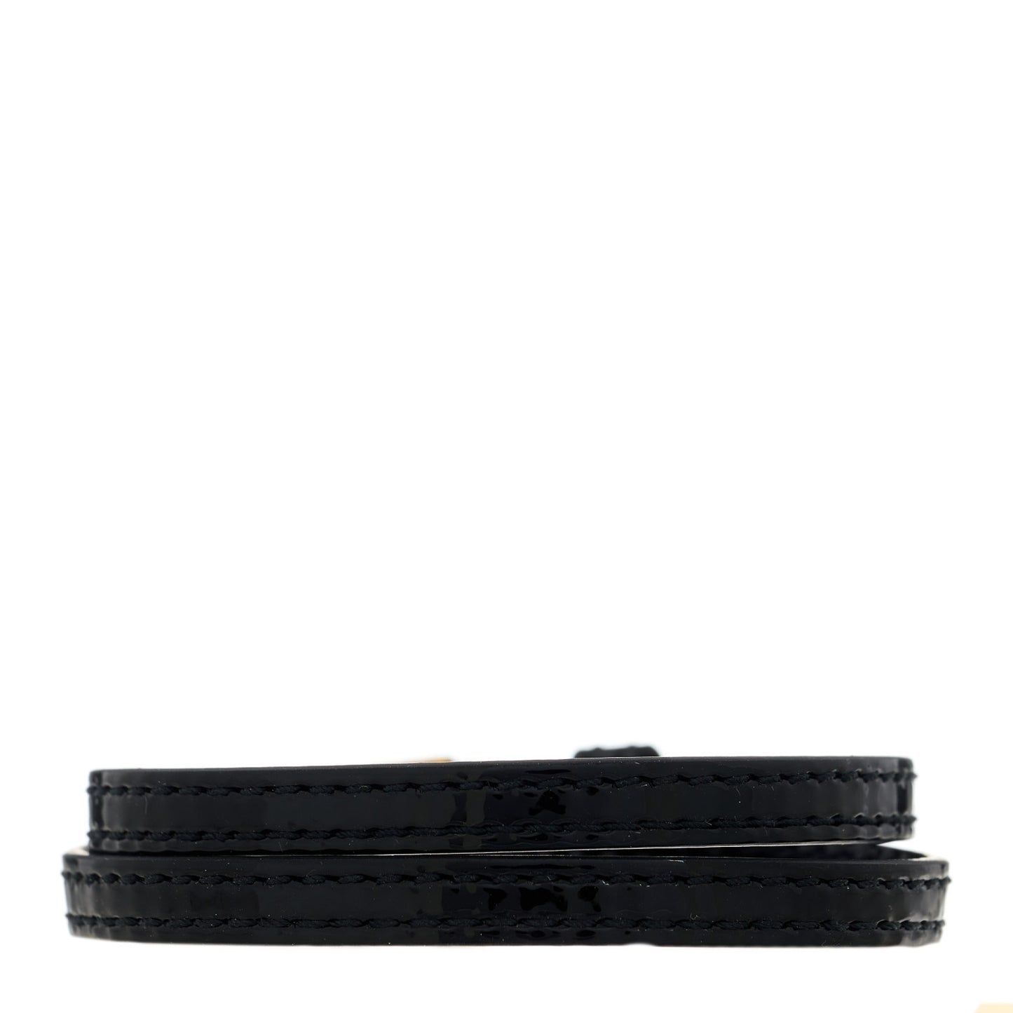 Patent G Buckle Bracelet Black