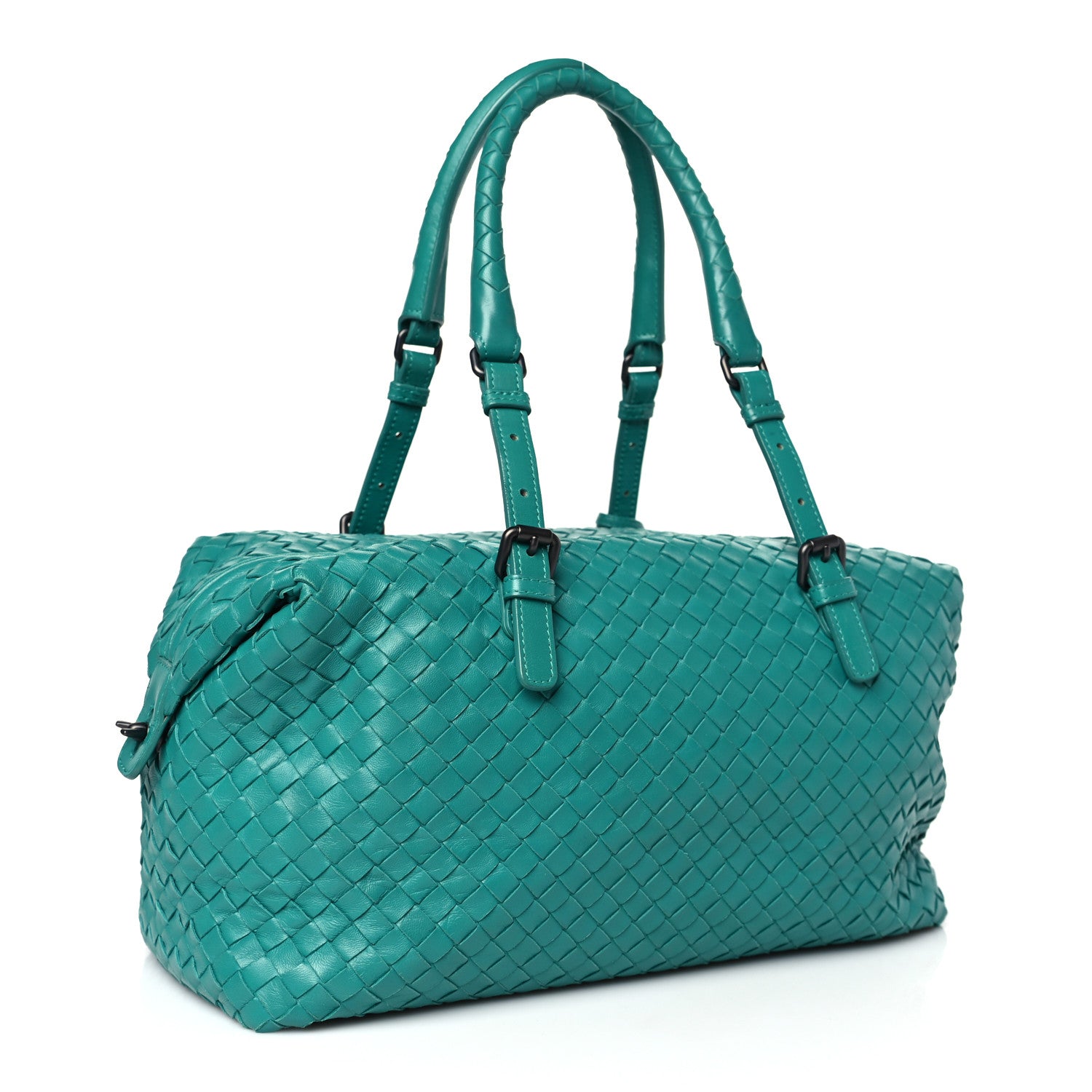 Bottega Veneta Nappa Intrecciato Boston Lagoon 3 of 10