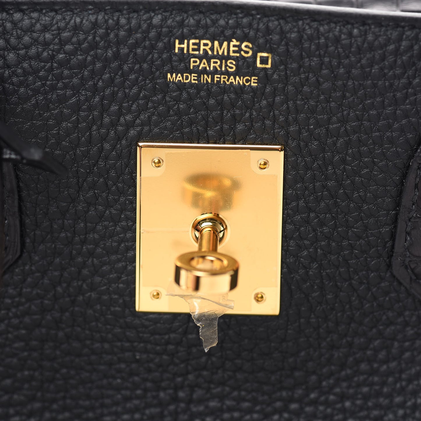 Togo Matte Alligator Birkin Touch 30 Black