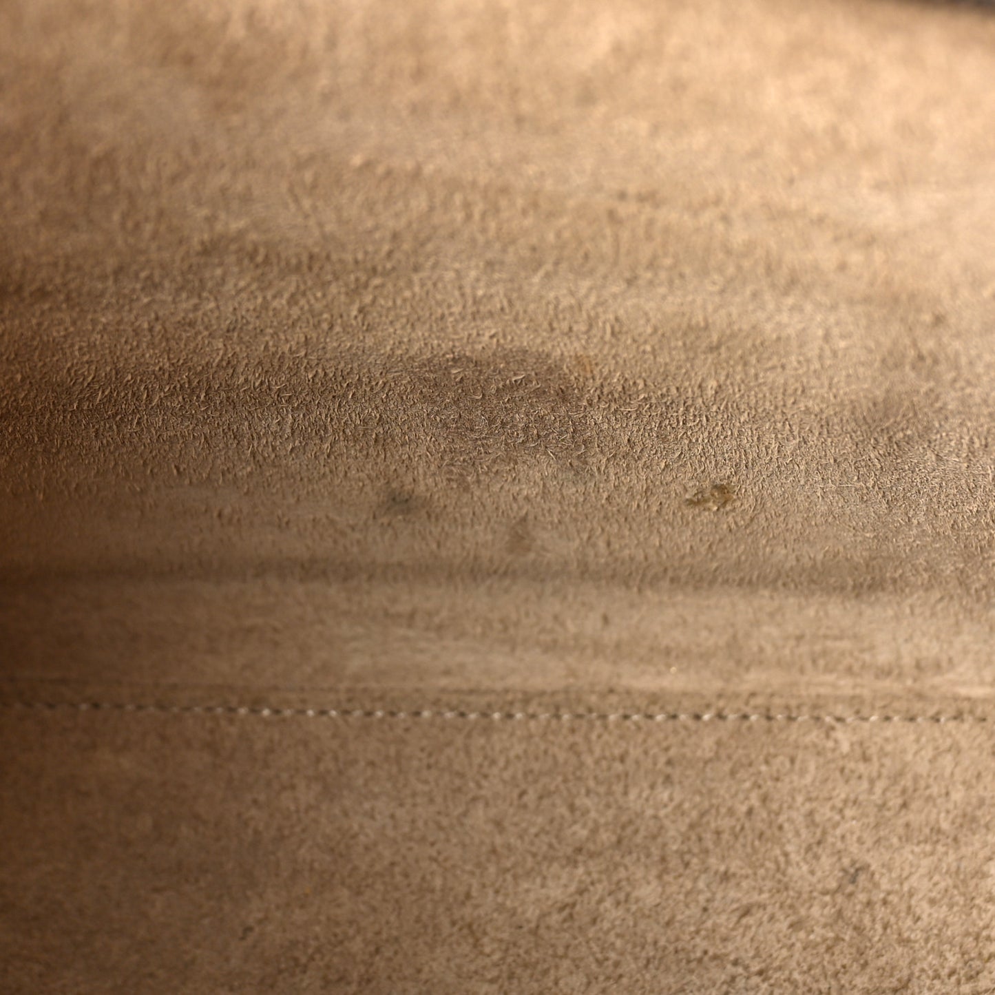 Drummed Calfskin Nano Luggage Dune