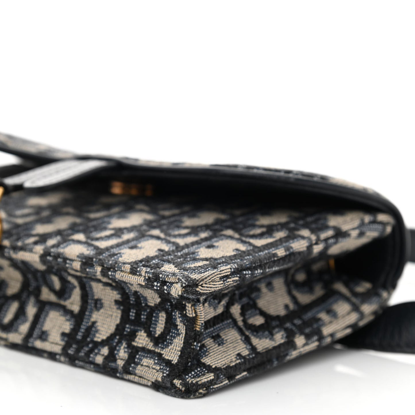 Oblique Saddle Belt Bag Blue