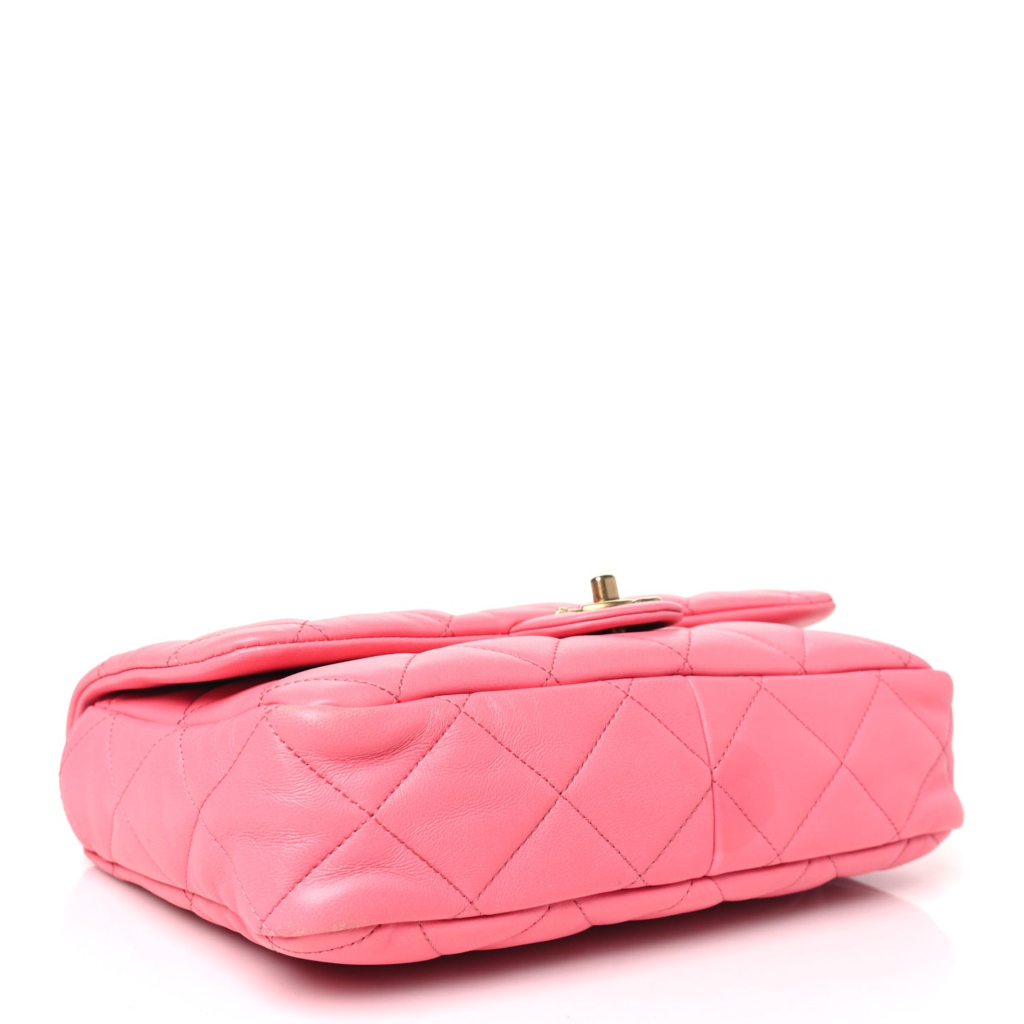 Lambskin Quilted Large CC Funky Town Flap Pink