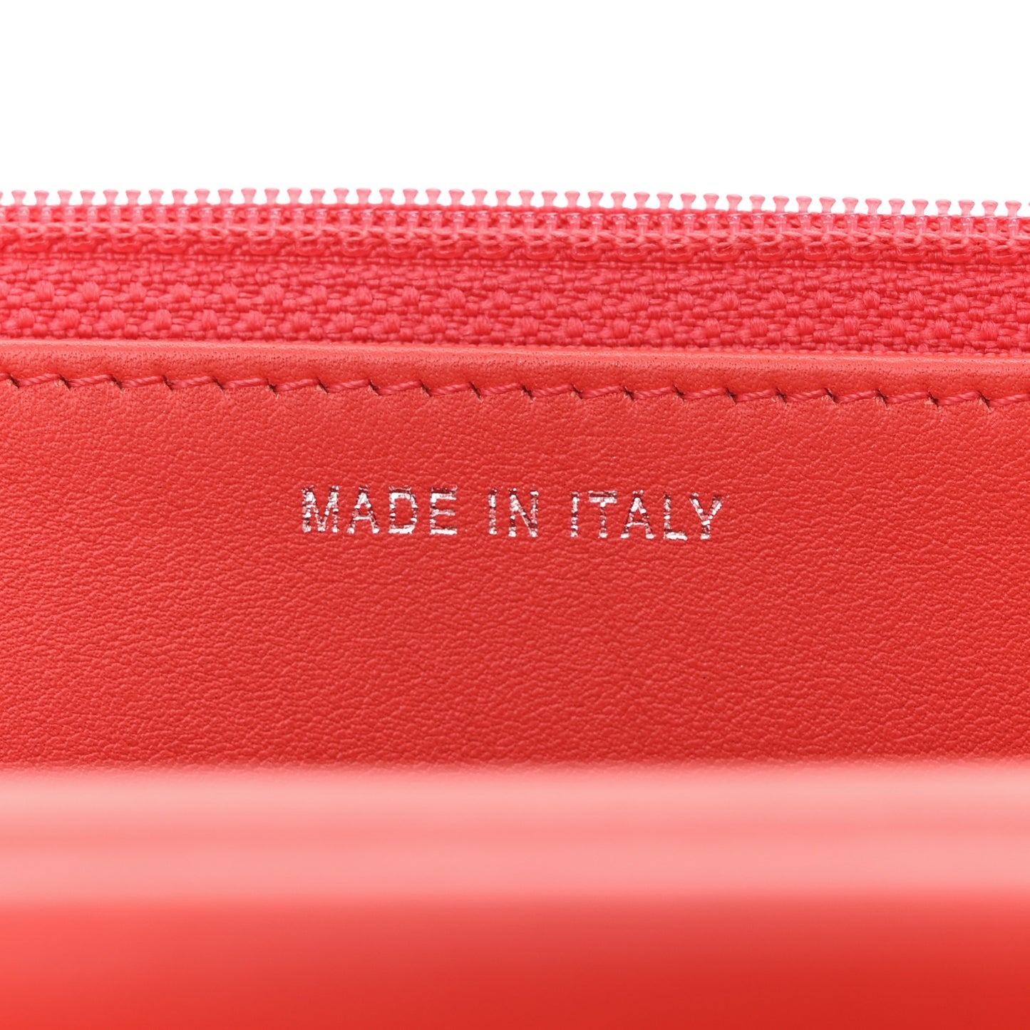 Velvet Quilted Wallet On Chain WOC Coral