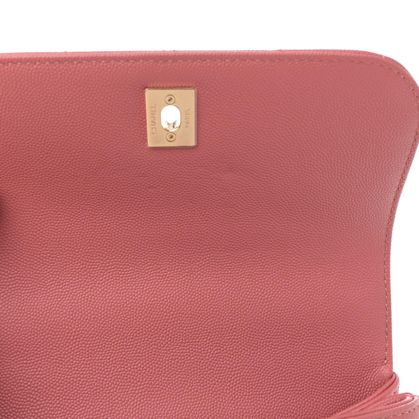 Caviar Quilted Small Business Affinity Flap Dark Pink