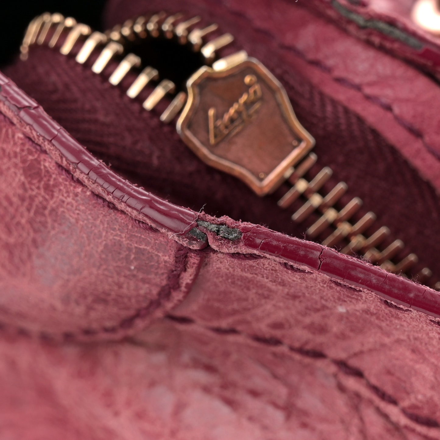 Agneau Giant 12 Rose Gold Hardware City Cassis