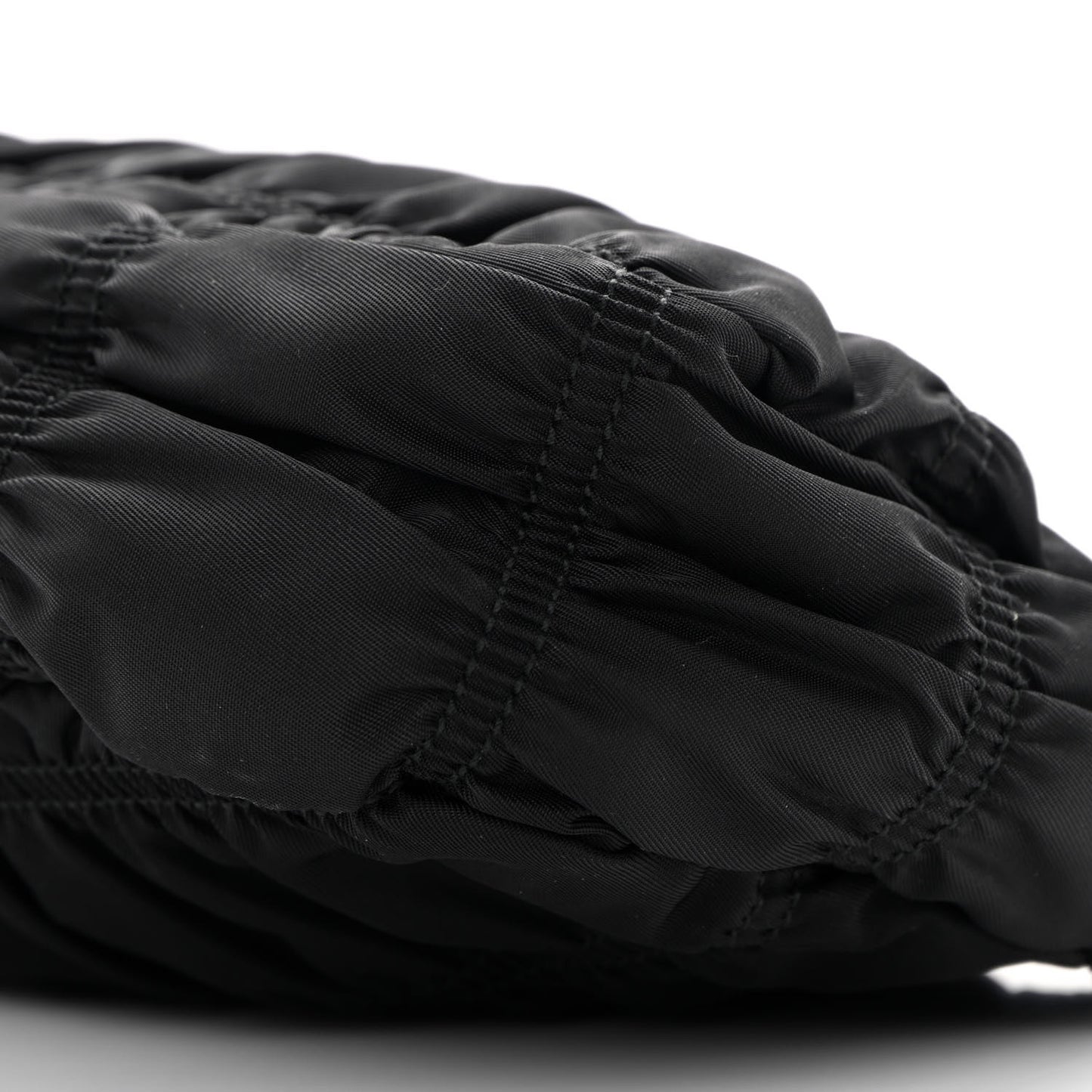 Tessuto Nylon Gaufre Pochette Black