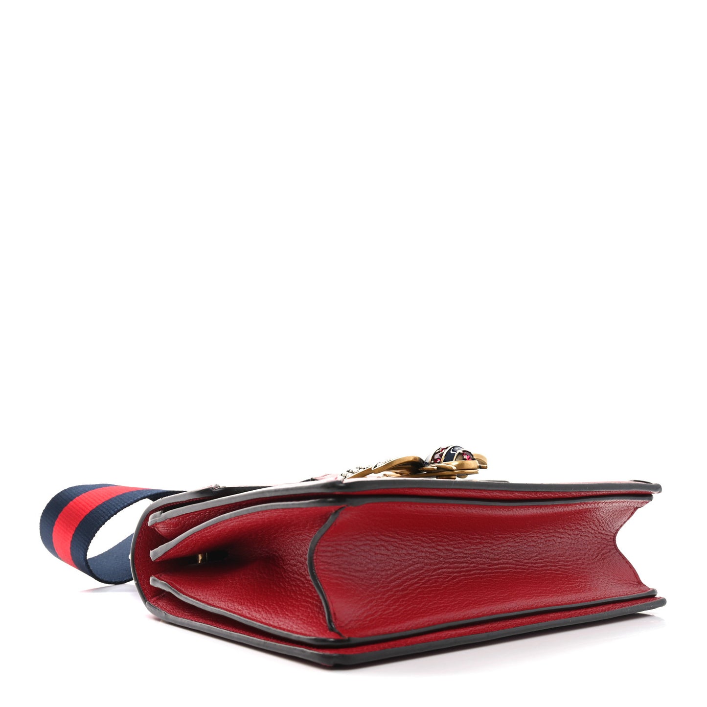 GG Supreme Monogram Small Queen Margaret Top Handle Bag Red