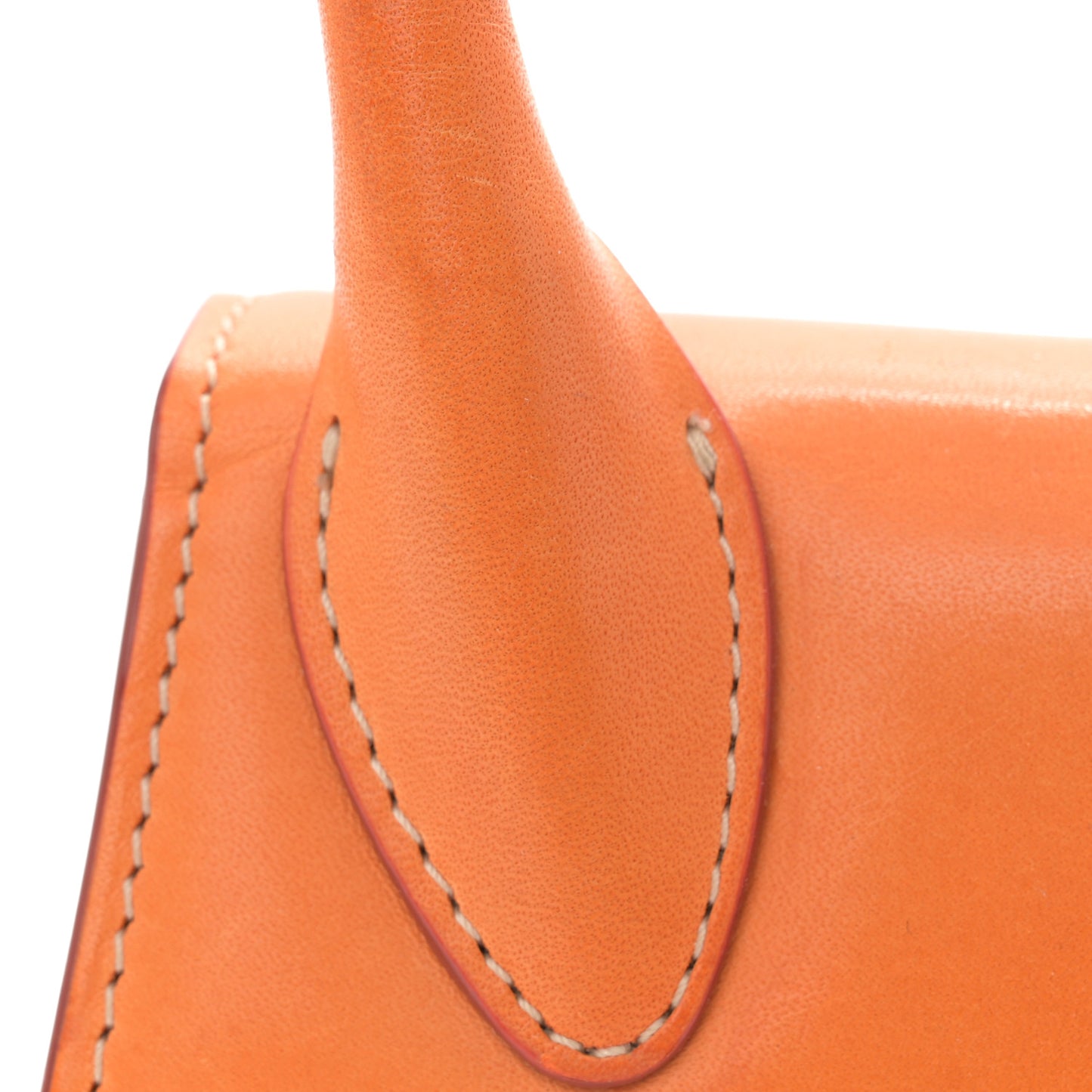 Smooth Calfskin Le Chiquito Homme Orange