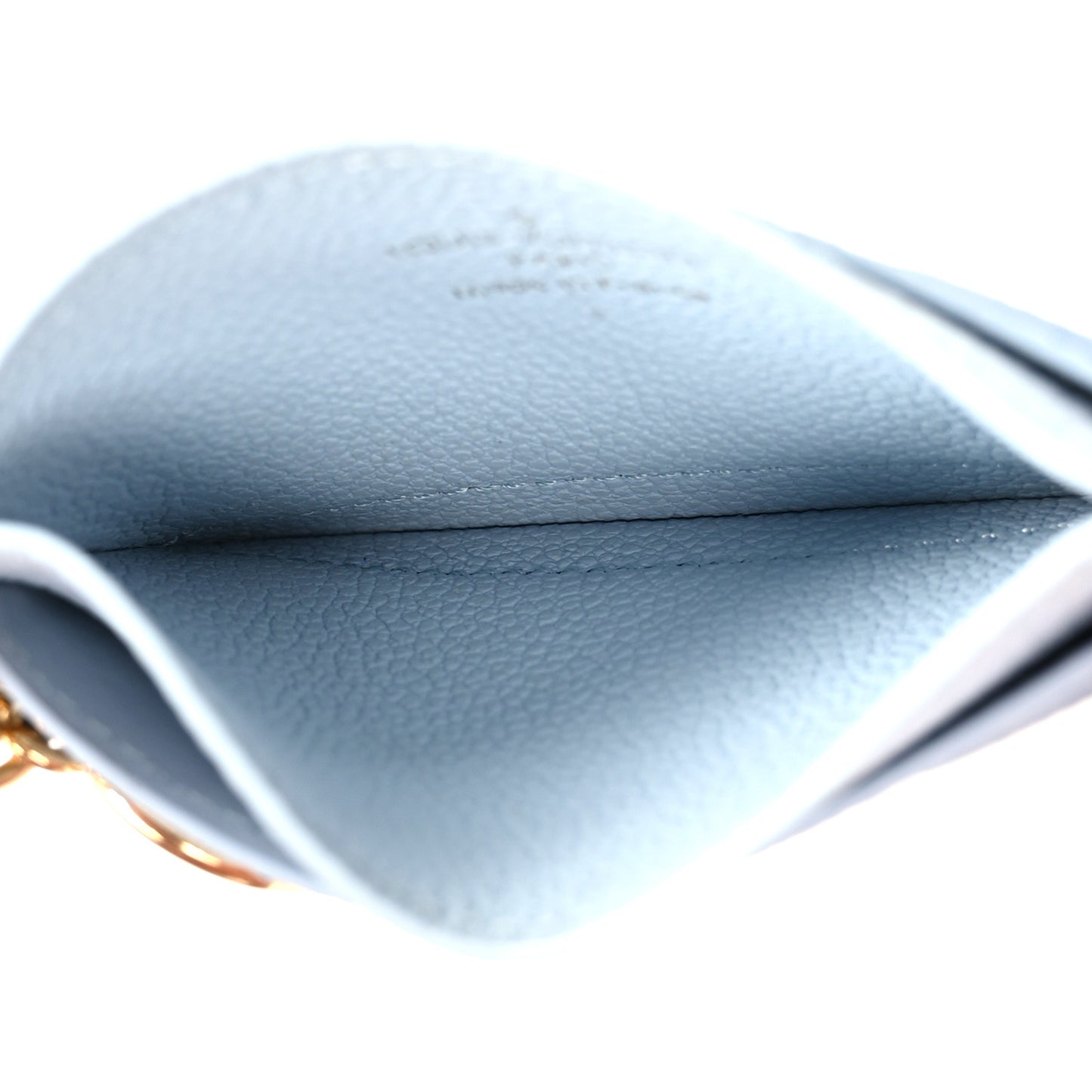 Empreinte Monogram LV Charms Card Holder Bleu Olympe