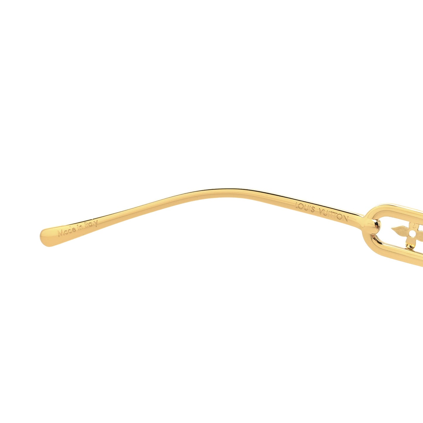 Metal Rimless LV Jewel Cat Eye Sunglasses Z1626U Gradient Blue