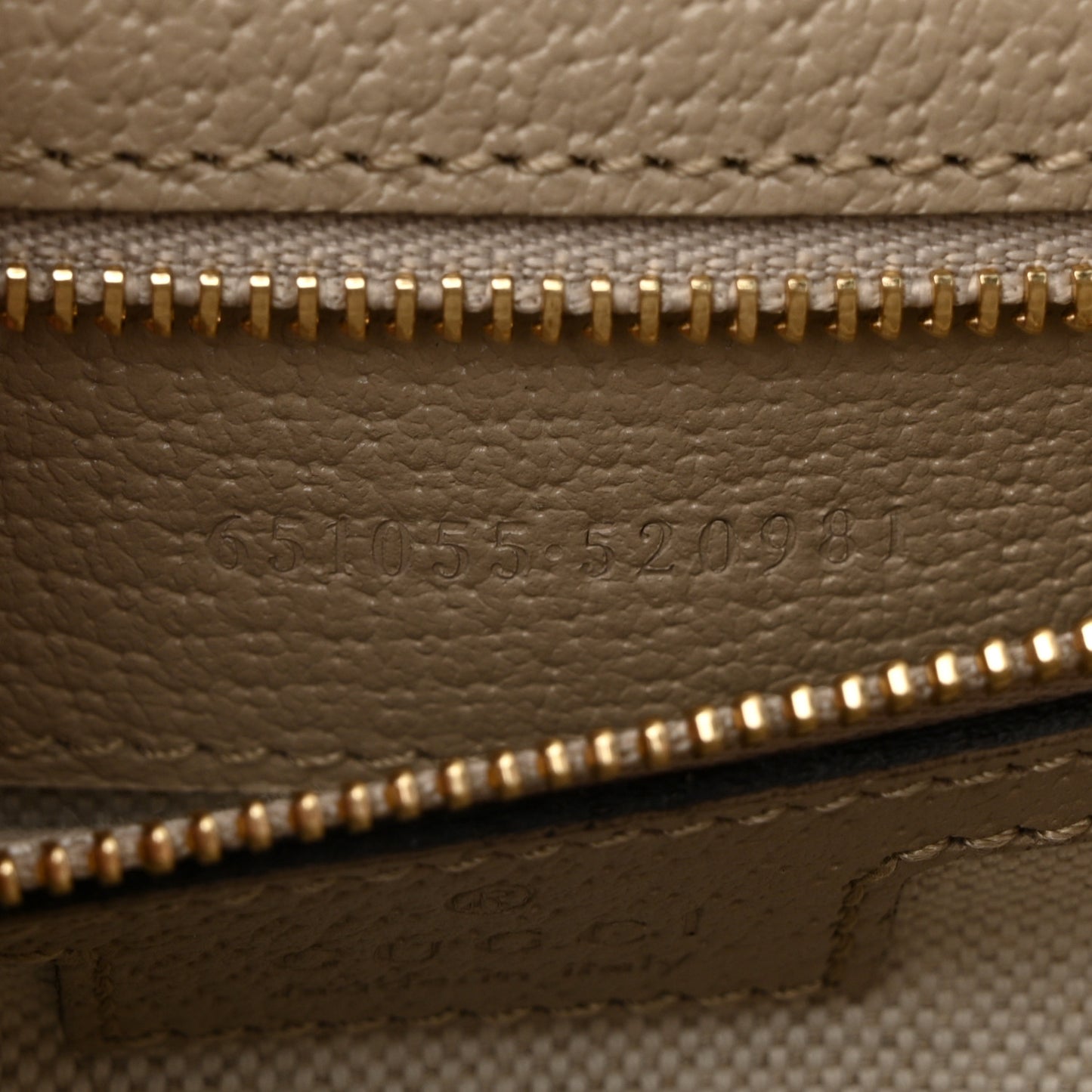 GG Supreme Monogram Textured Dollar Calfskin Web Small Ophidia Padlock Top Handle Bag Beige Mystic White Oatmeal