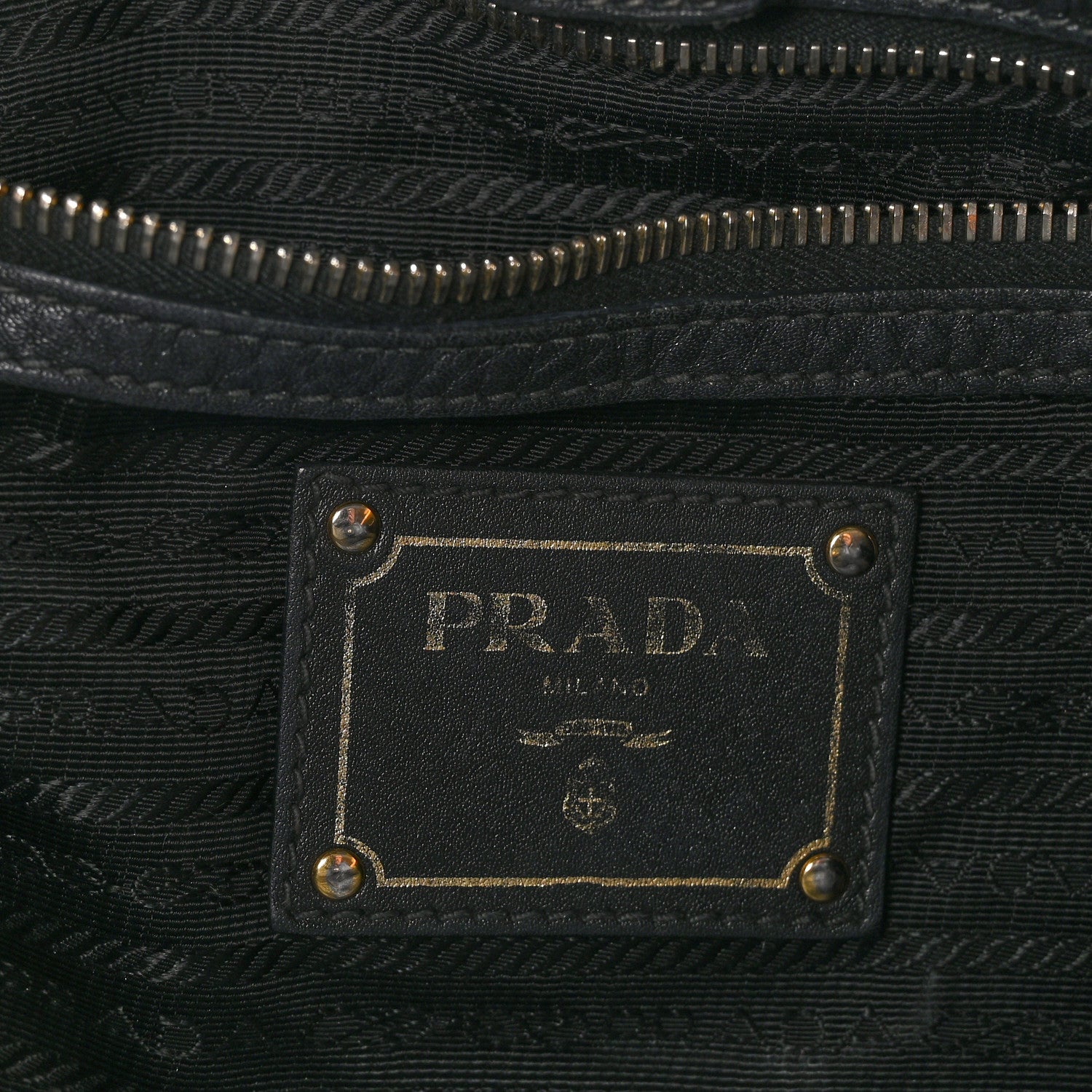 Prada Vitello Daino Shopping Tote Black 6 of 9