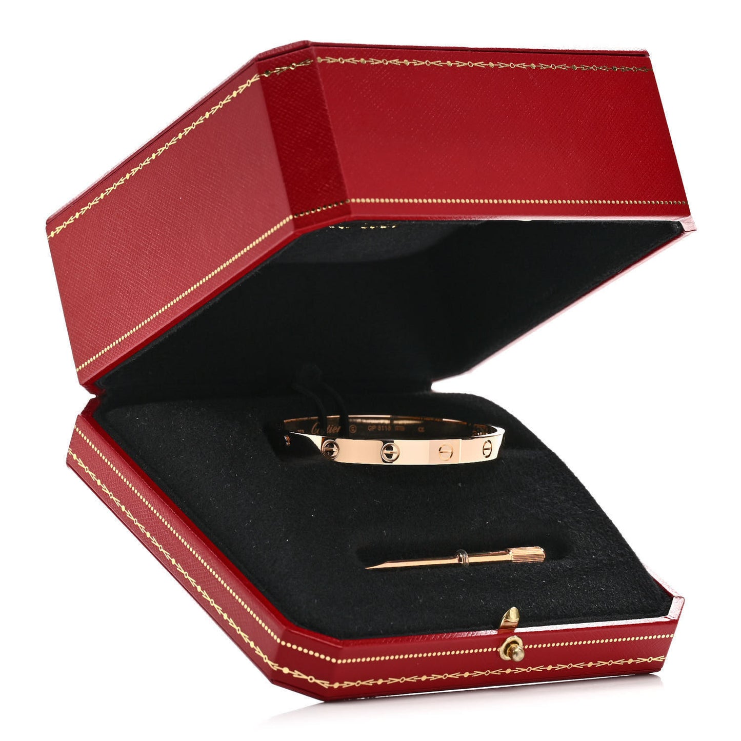 18K Pink Gold LOVE Bracelet 17