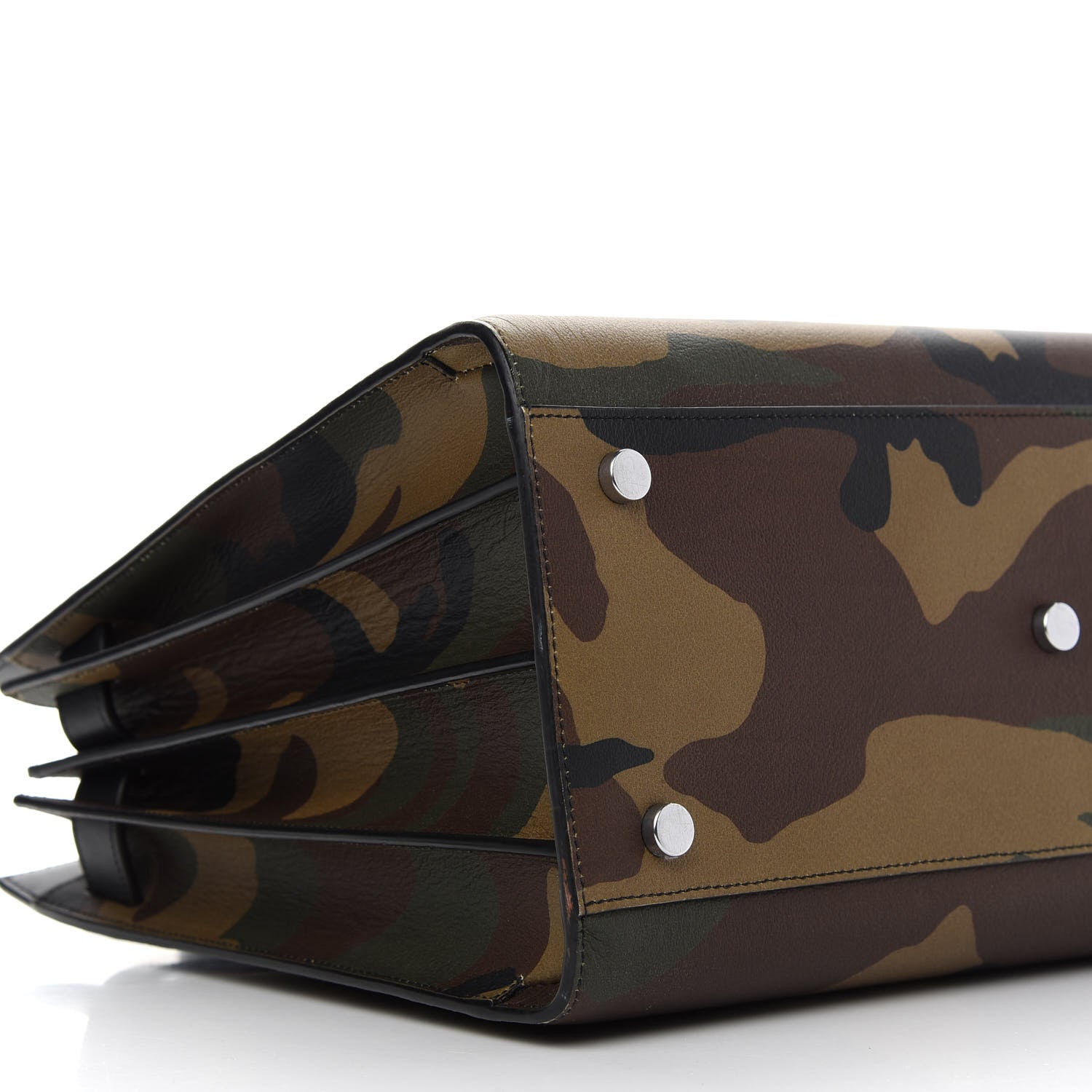 Saint Laurent Calfskin Camouflage Small Sac De Jour Kaki Black 14 of 15