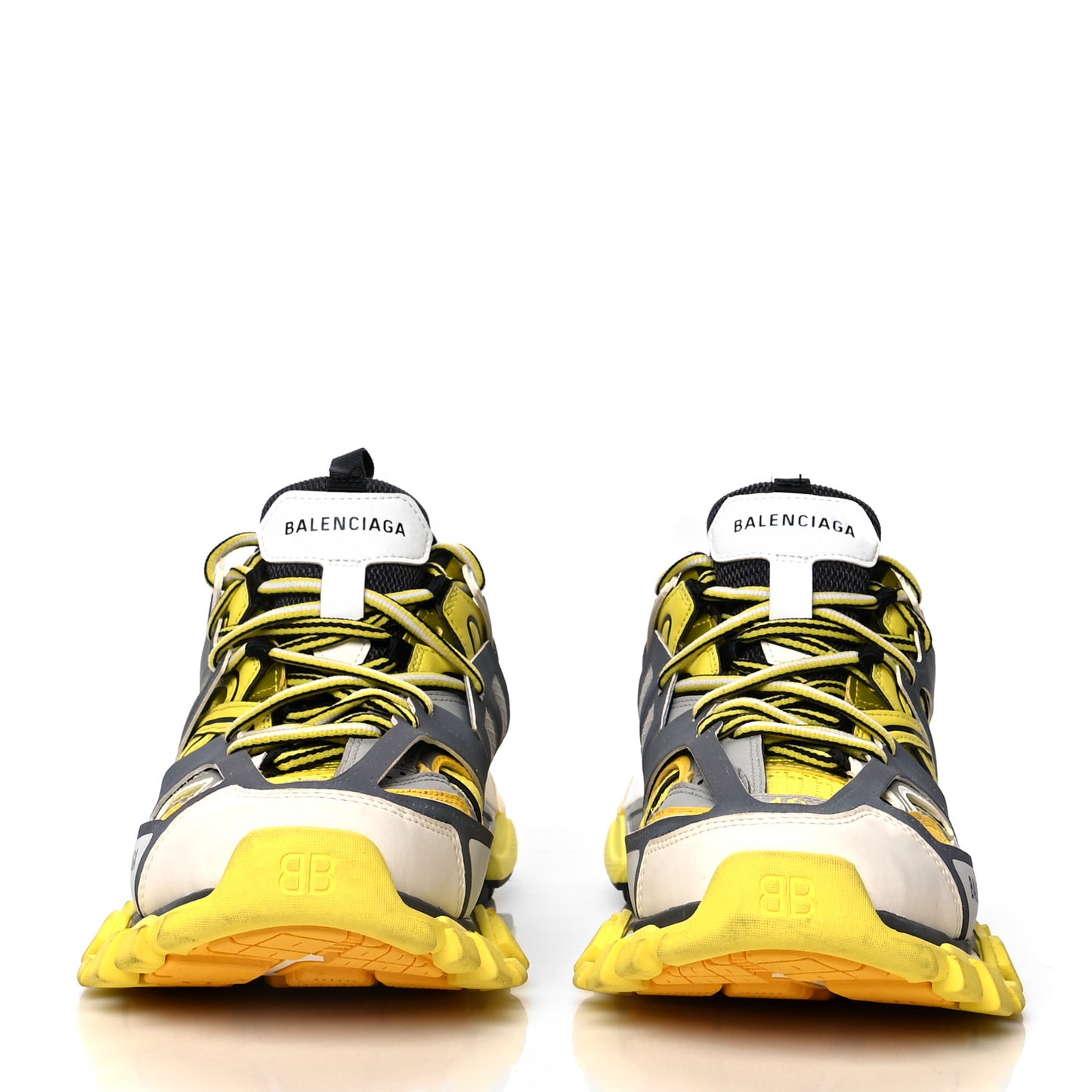 Mesh Nylon Mens Track Sneakers 40 Yellow Black White