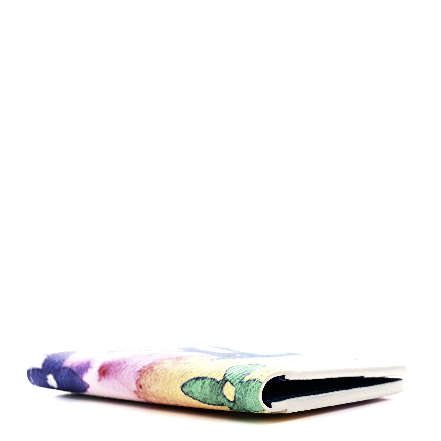 Monogram Watercolor Pocket Organizer NM Multicolor