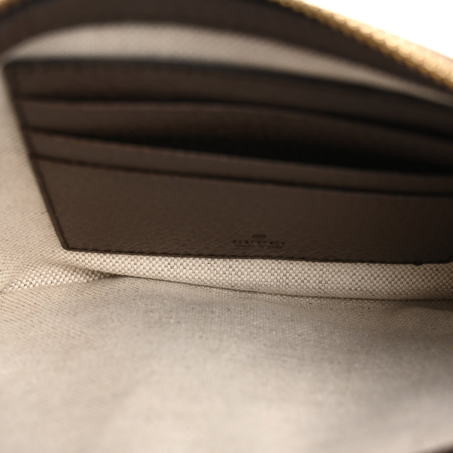 GG Supreme Monogram Textured Dollar Calfskin Web Mini Blondie Crossbody Bag Beige Ebony New Acero