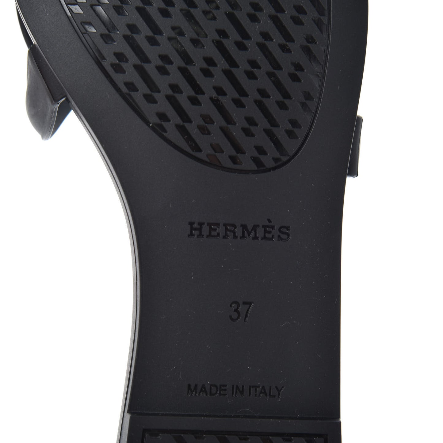 Rubber Aloha Sandals 37 Black